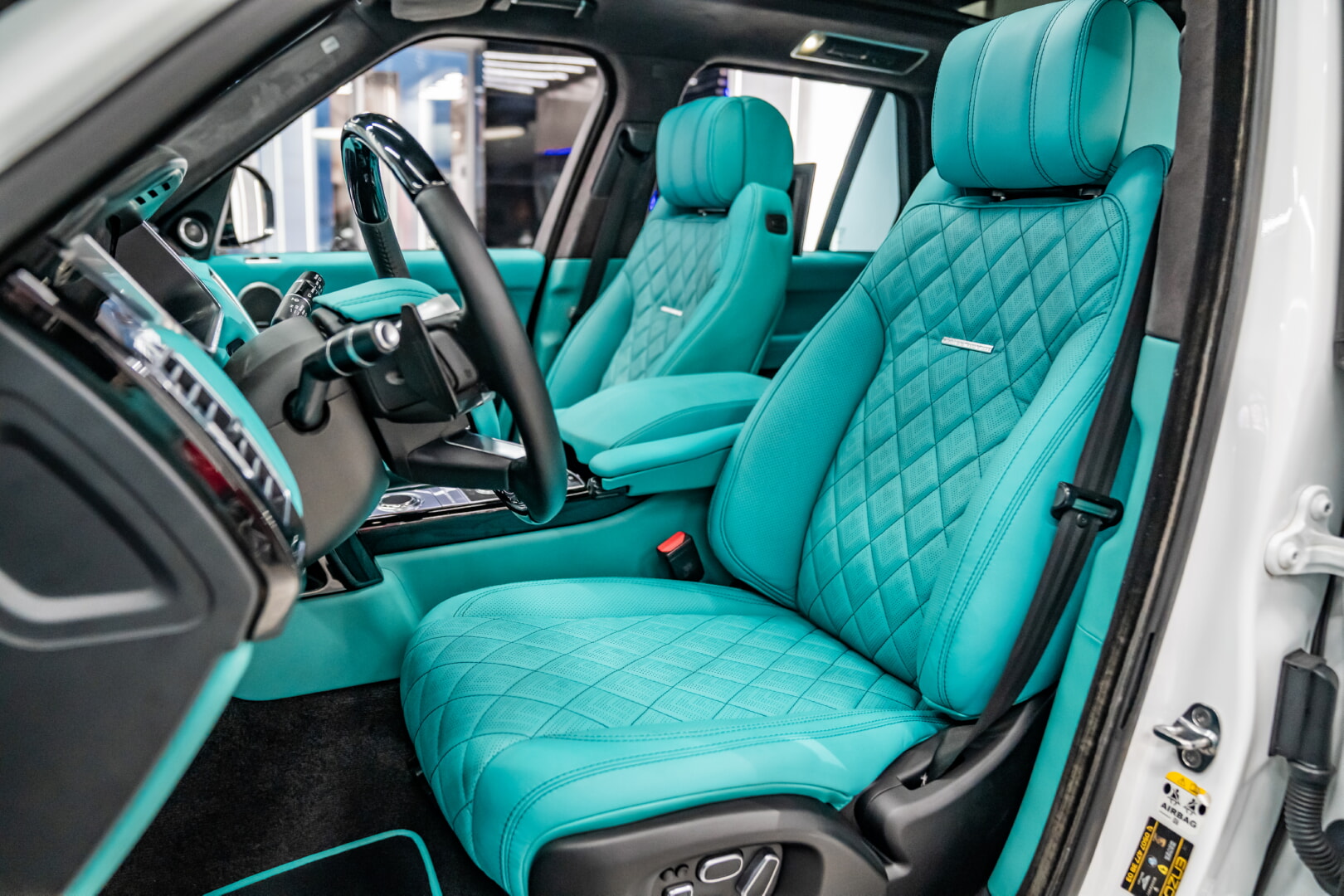 RANGE ROVER VOGUE 2012-2017 TURKUAZ DERİ DÖŞEME