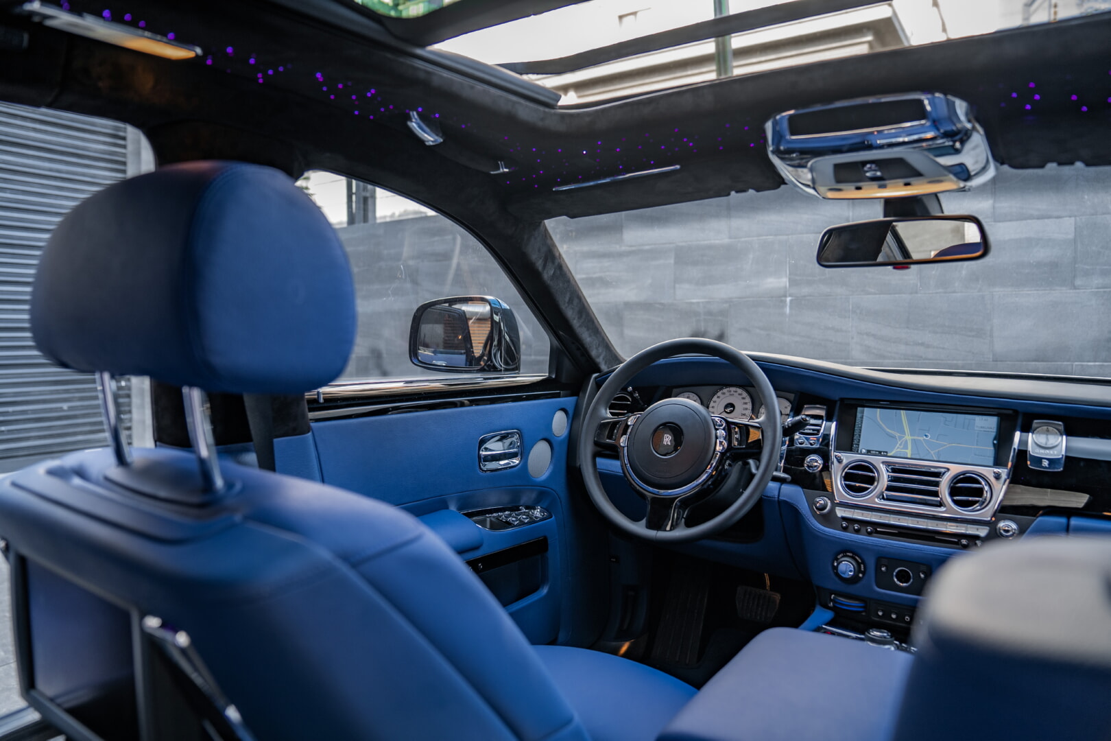 ROLLS ROYCE GHOST 2012-2016 MAVİ DERİ DÖŞEME