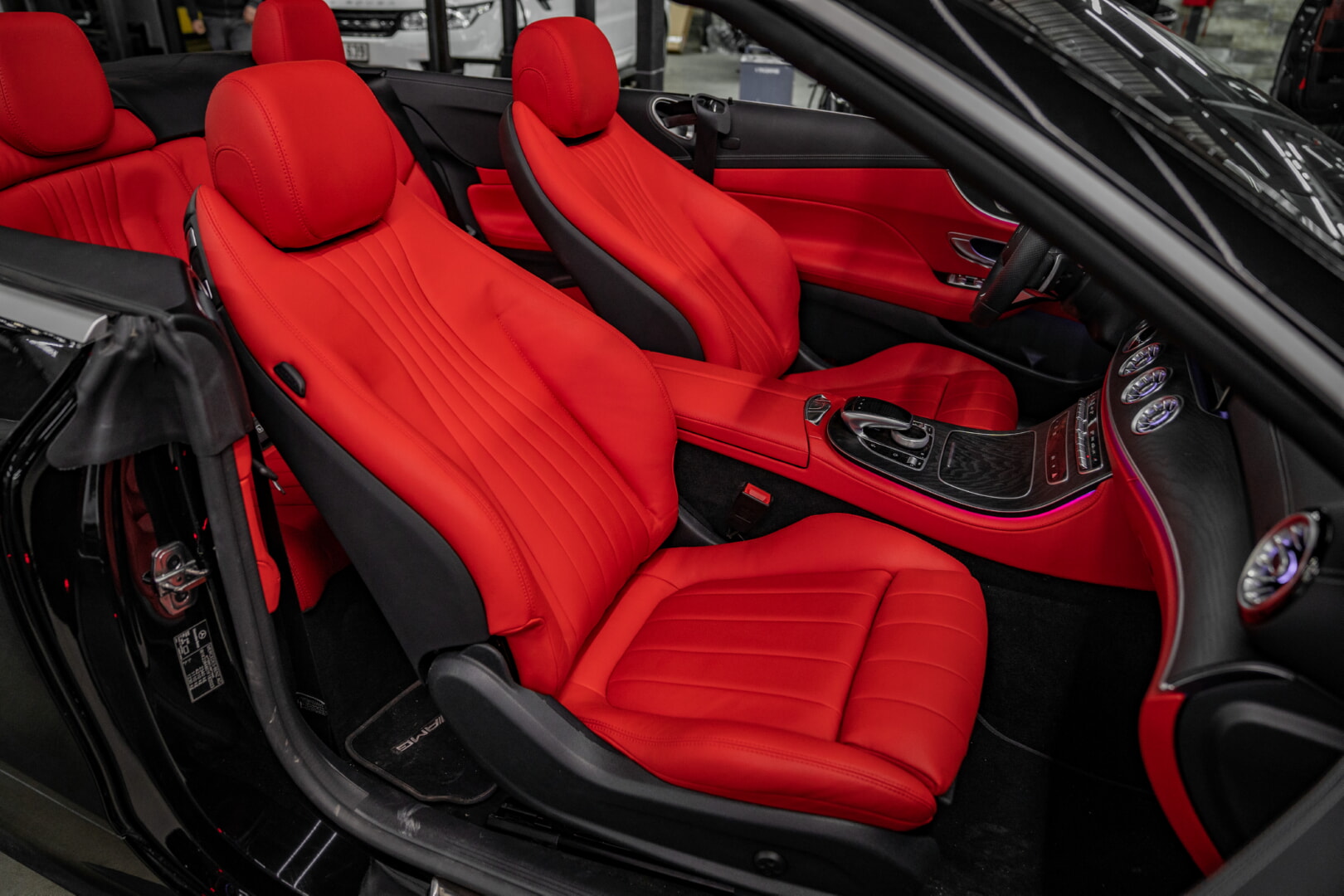 MERCEDES W213 E COUPE 2017-2022 KIRMIZI DERİ DÖŞEME