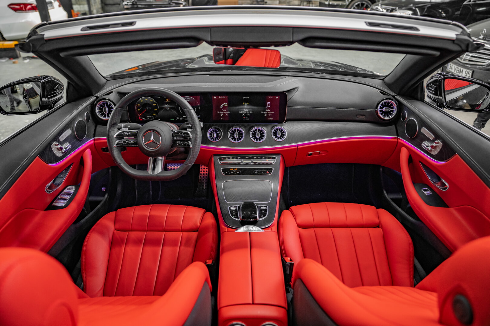 MERCEDES W213 E COUPE 2017-2022 KIRMIZI DERİ DÖŞEME