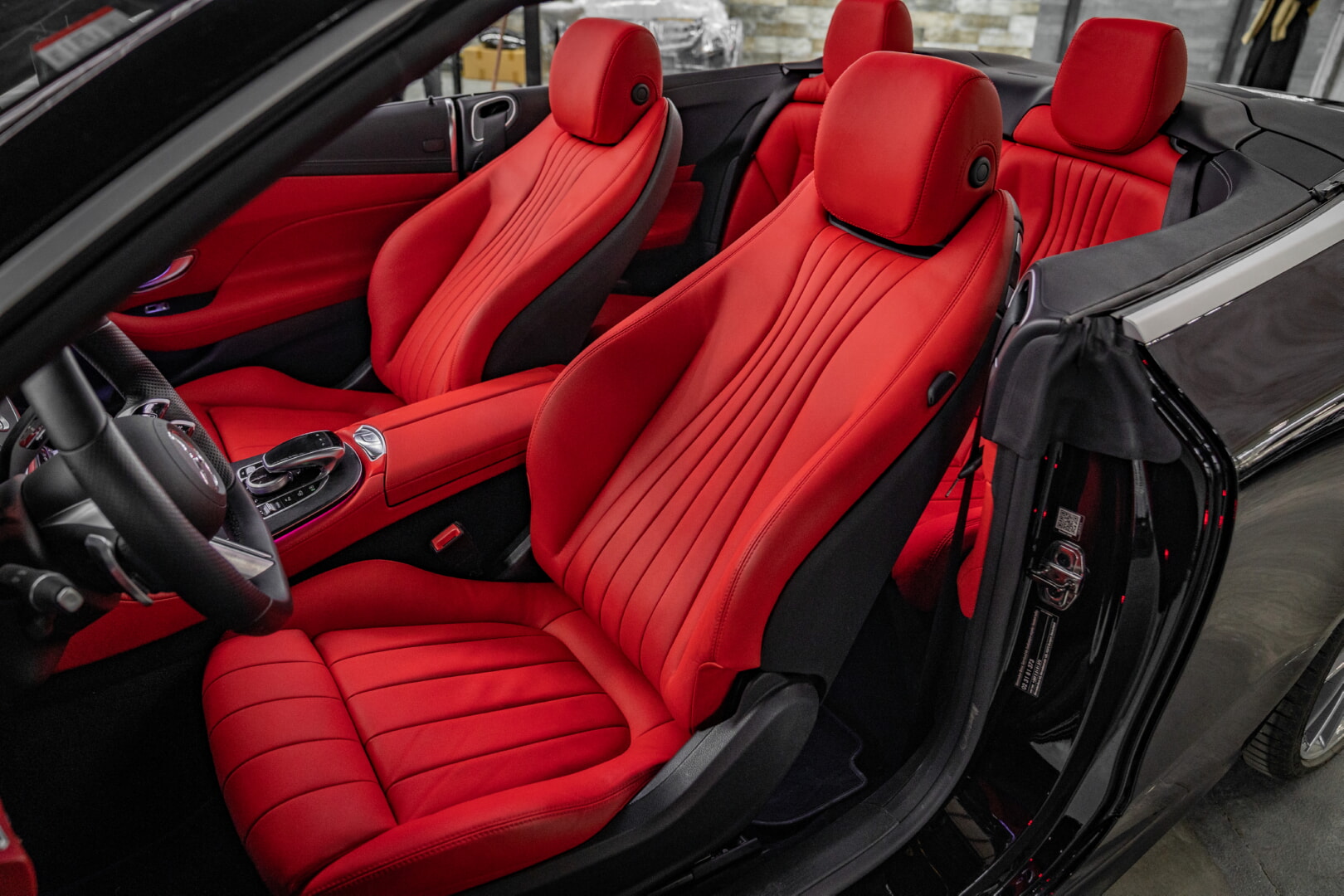 MERCEDES W213 E COUPE 2017-2022 KIRMIZI DERİ DÖŞEME