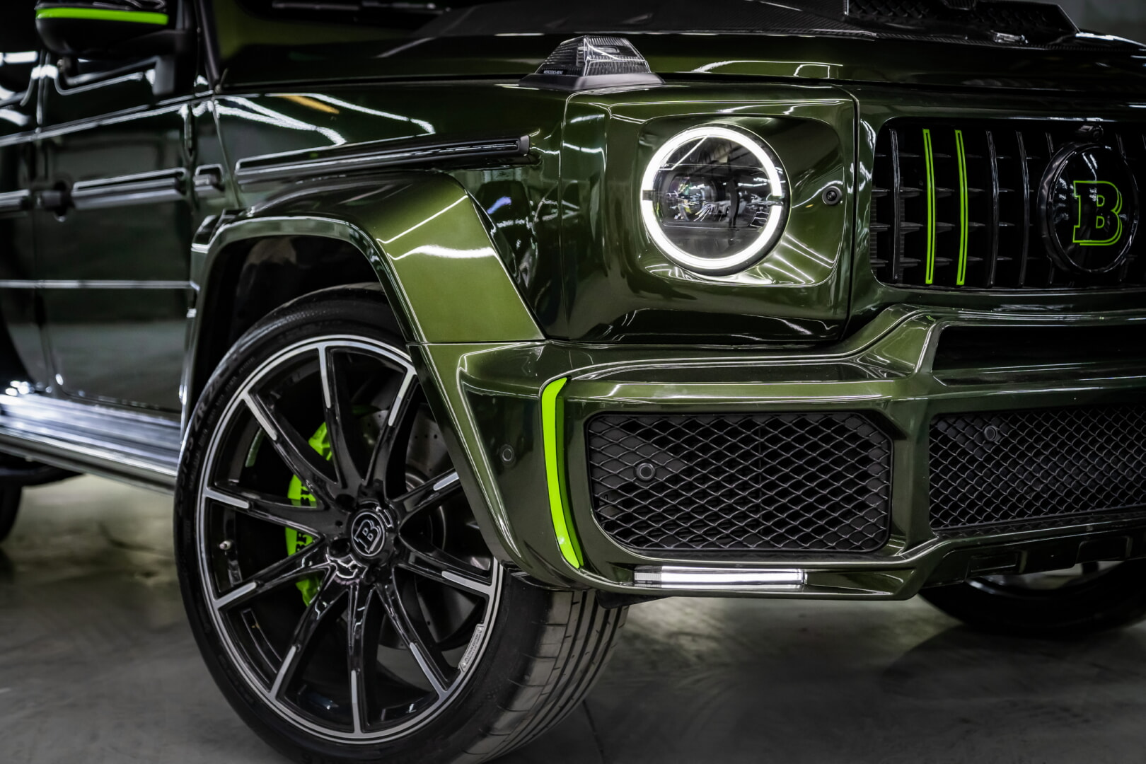 MERCEDES G SERİSİ 2019-2024 YEŞİL DERİ DÖŞEME