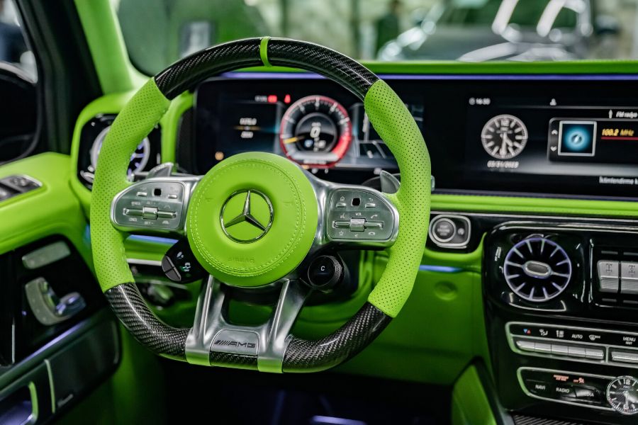 MERCEDES G SERİSİ 2019-2024 YEŞİL DERİ DÖŞEME
