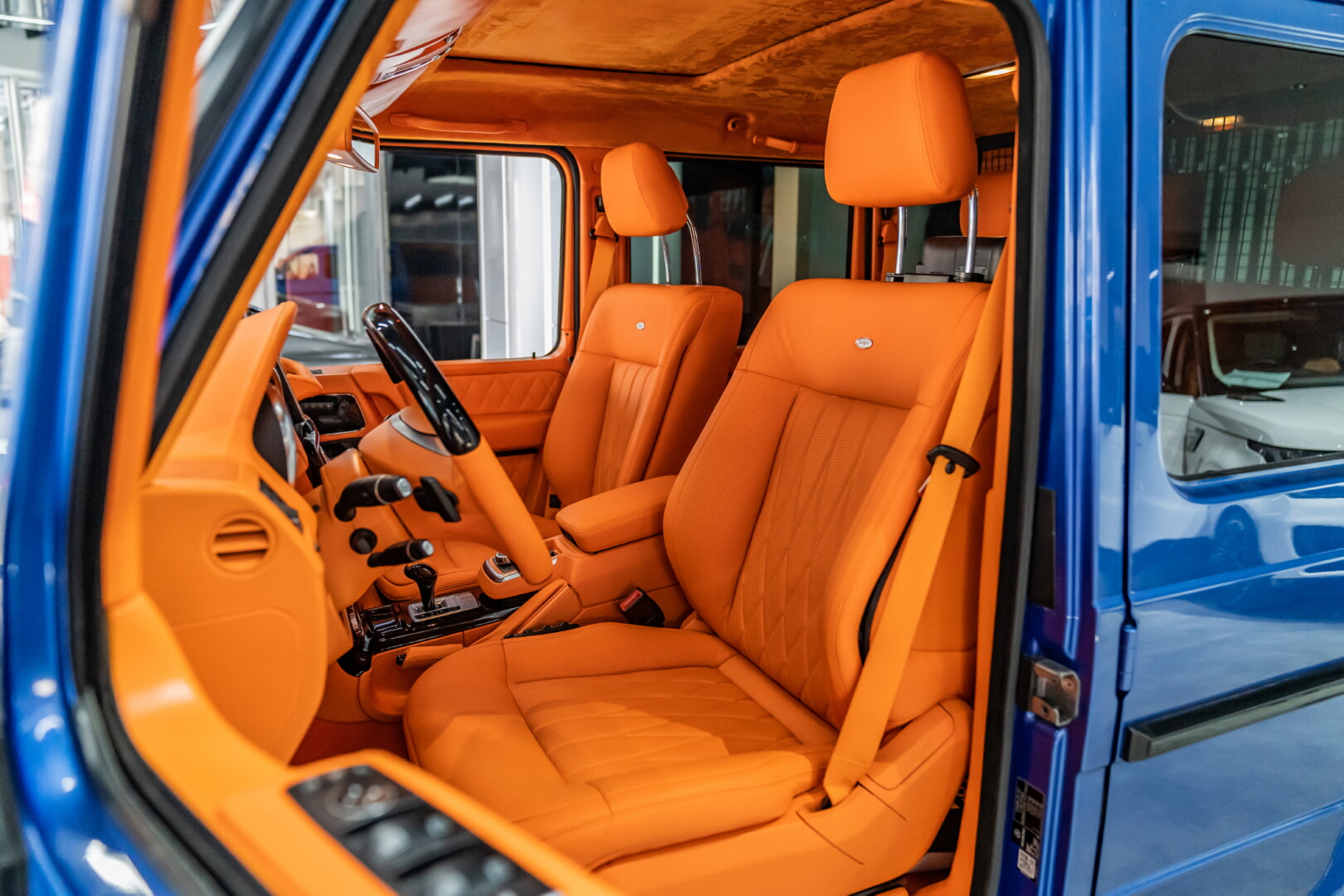 MERCEDES G SERİSİ 2013-2017 TURUNCU DERİ DÖŞEME