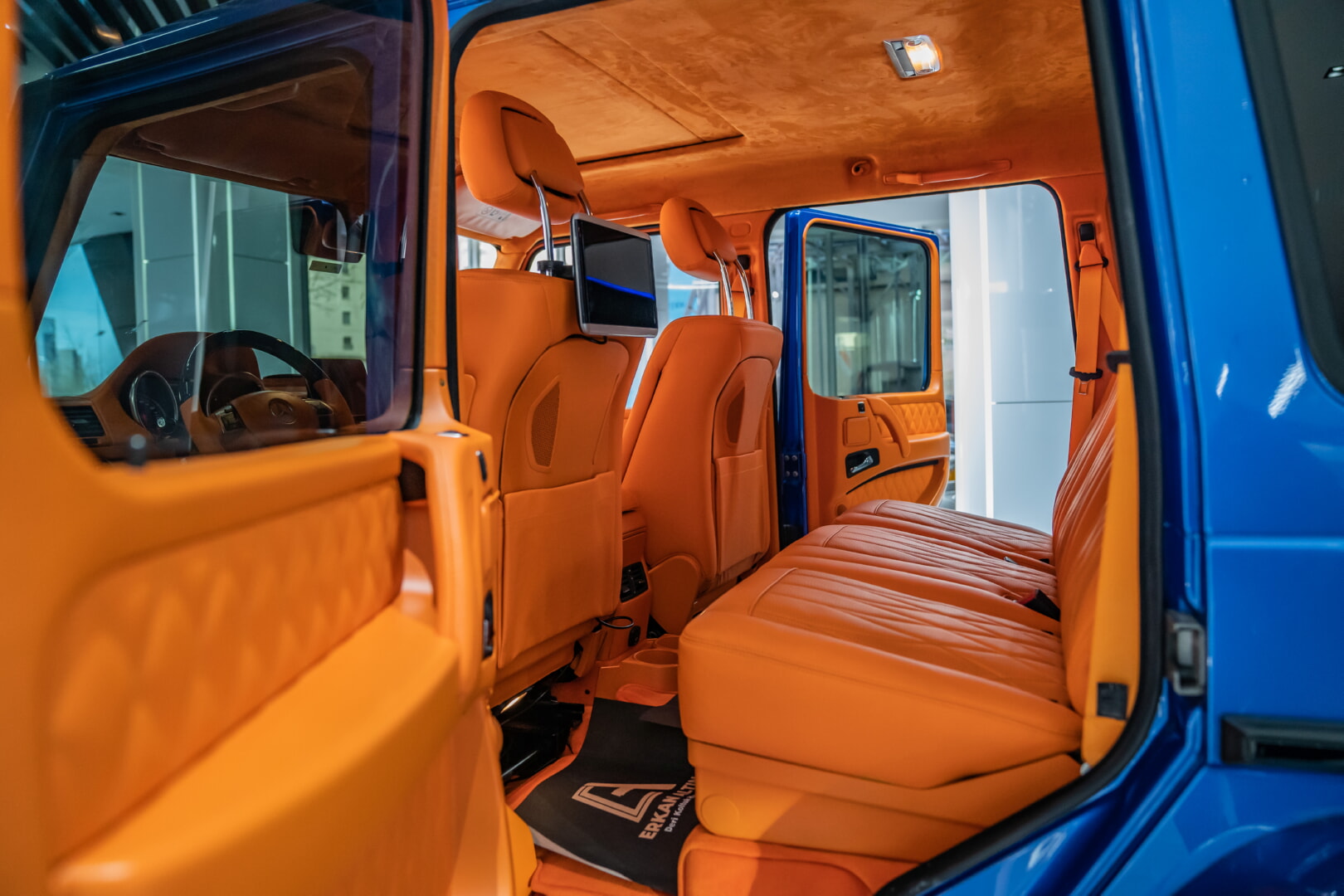 MERCEDES G SERİSİ 2013-2017 TURUNCU DERİ DÖŞEME