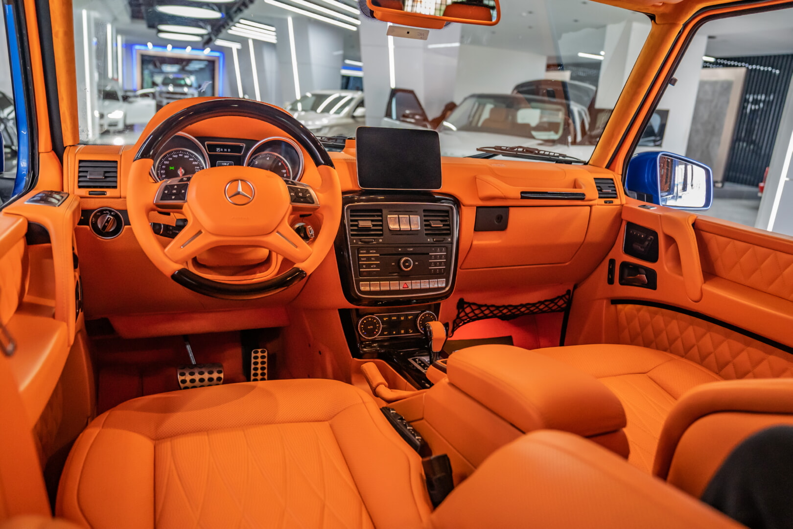 MERCEDES G SERİSİ 2013-2017 TURUNCU DERİ DÖŞEME