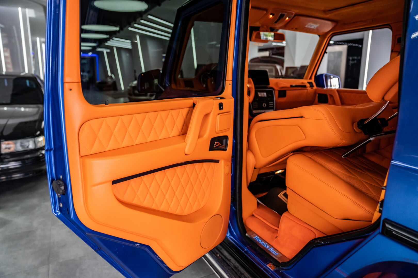 MERCEDES G SERİSİ 2013-2017 TURUNCU DERİ DÖŞEME