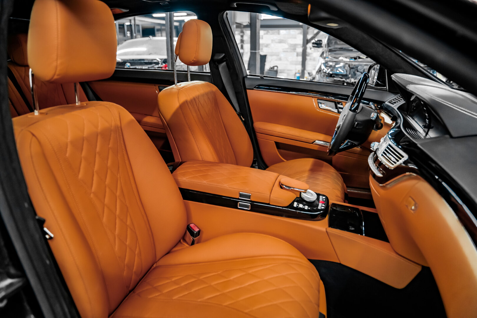 MERCEDES W221 S CLASS 2006-2012 TABA DERİ DÖŞEME