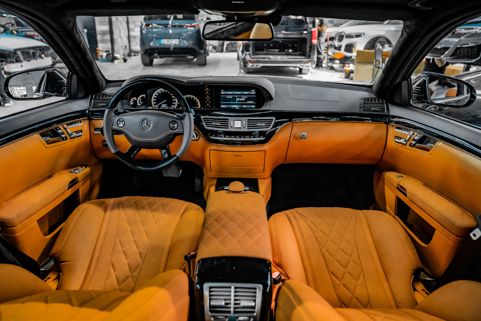 MERCEDES W221 S CLASS 2006-2012 TABA DERİ DÖŞEME