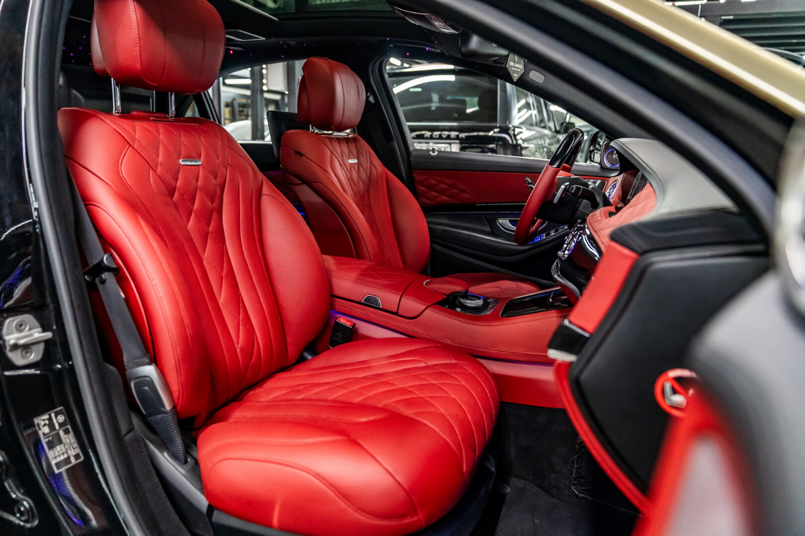 MERCEDES W222 S CLASS 2013-2019 KIRMIZI DERİ DÖŞEME