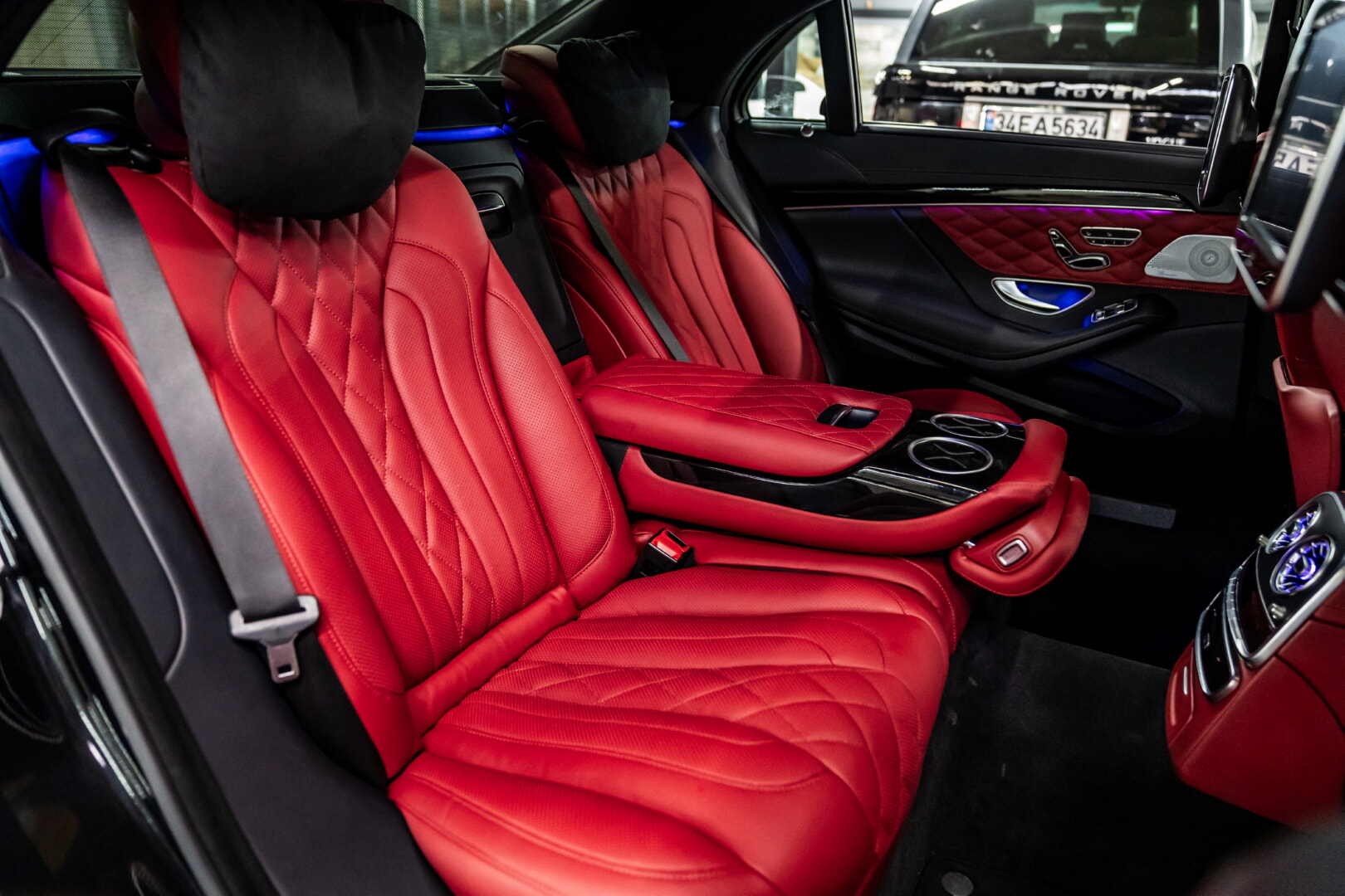 MERCEDES W222 S CLASS 2013-2019 KIRMIZI DERİ DÖŞEME