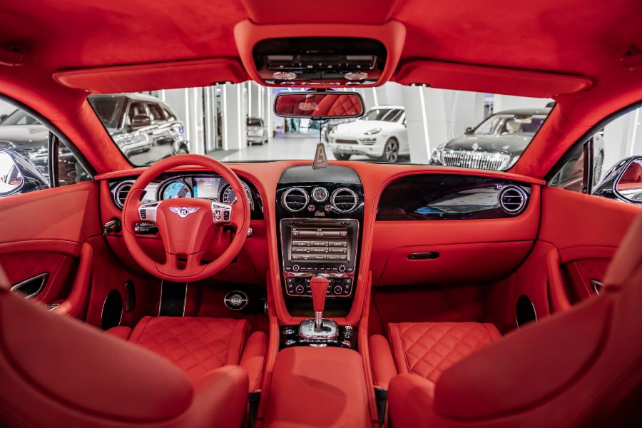 BENTLEY CONTİNENTAL 2014-2017 KIRMIZI DERİ DÖŞEME