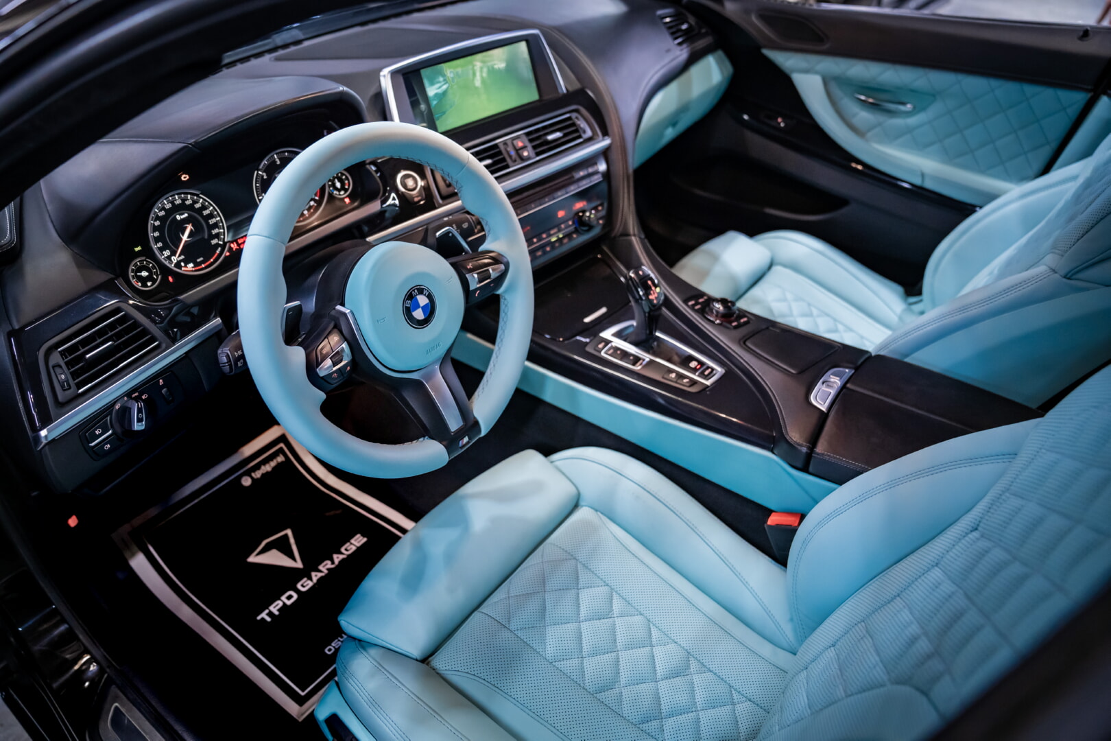 BMW F06 6 SERİSİ 2012-2016 MAVİ DERİ DÖŞEME