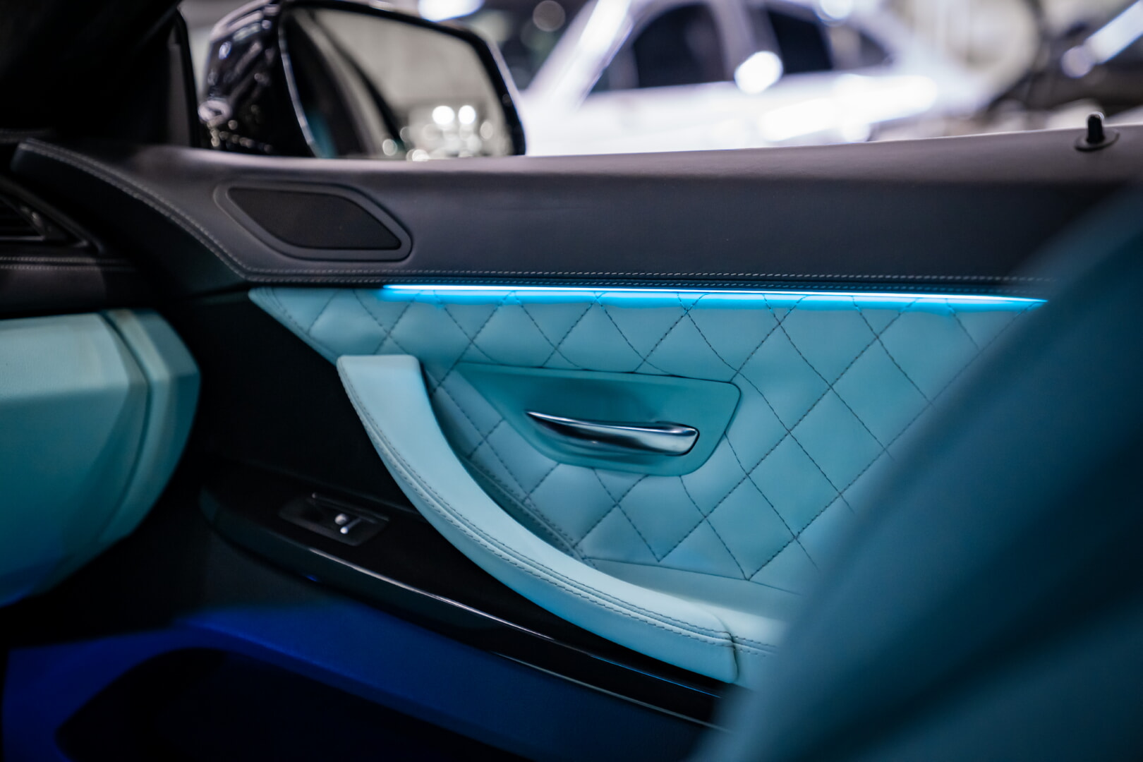 BMW F06 6 SERİSİ 2012-2016 MAVİ DERİ DÖŞEME