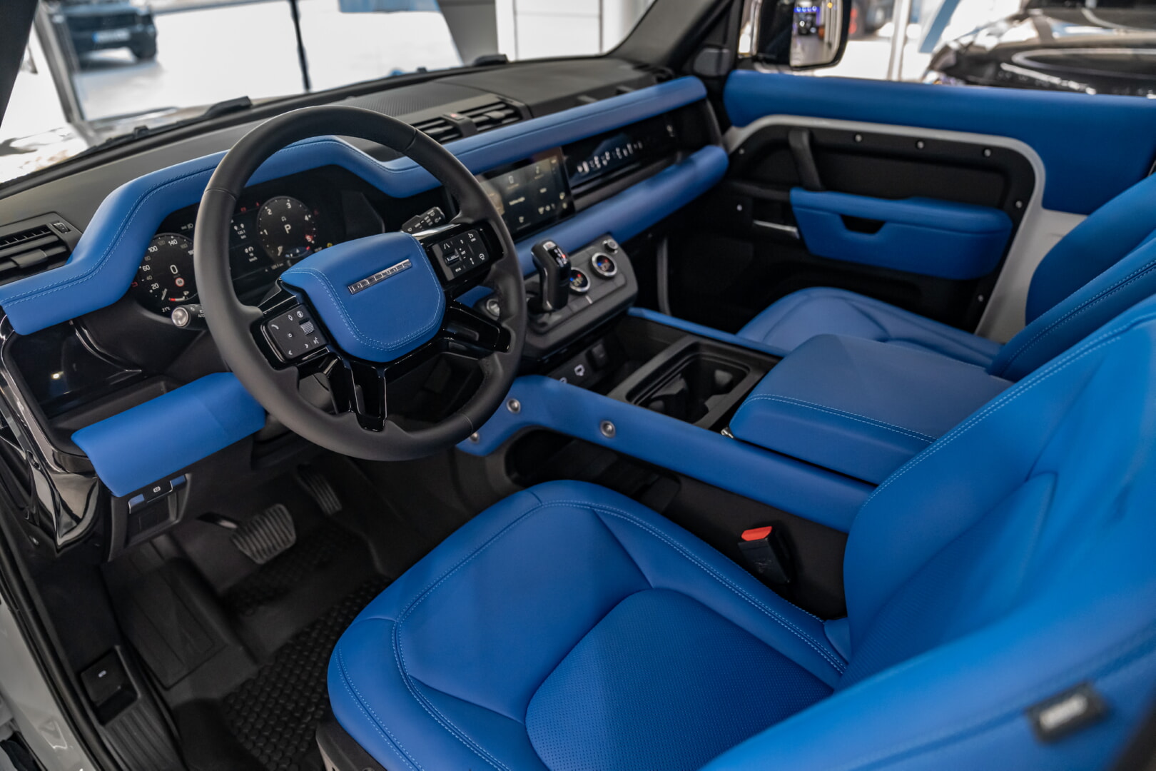 LAND ROVER DEFENDER 2022-2025 MAVİ DERİ DÖŞEME