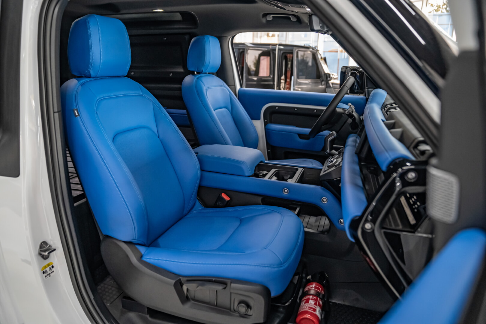 LAND ROVER DEFENDER 2022-2025 MAVİ DERİ DÖŞEME