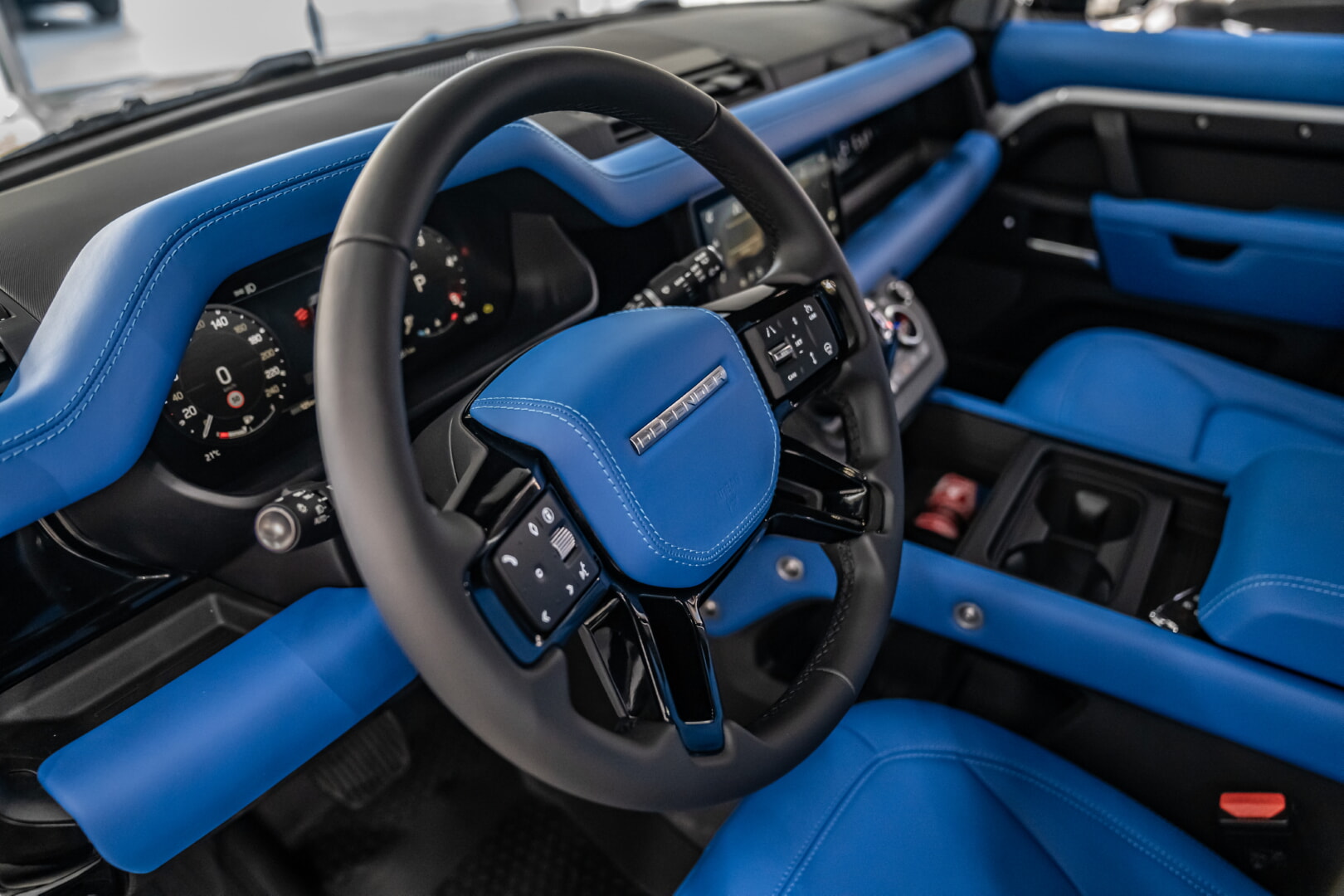 LAND ROVER DEFENDER 2022-2025 MAVİ DERİ DÖŞEME