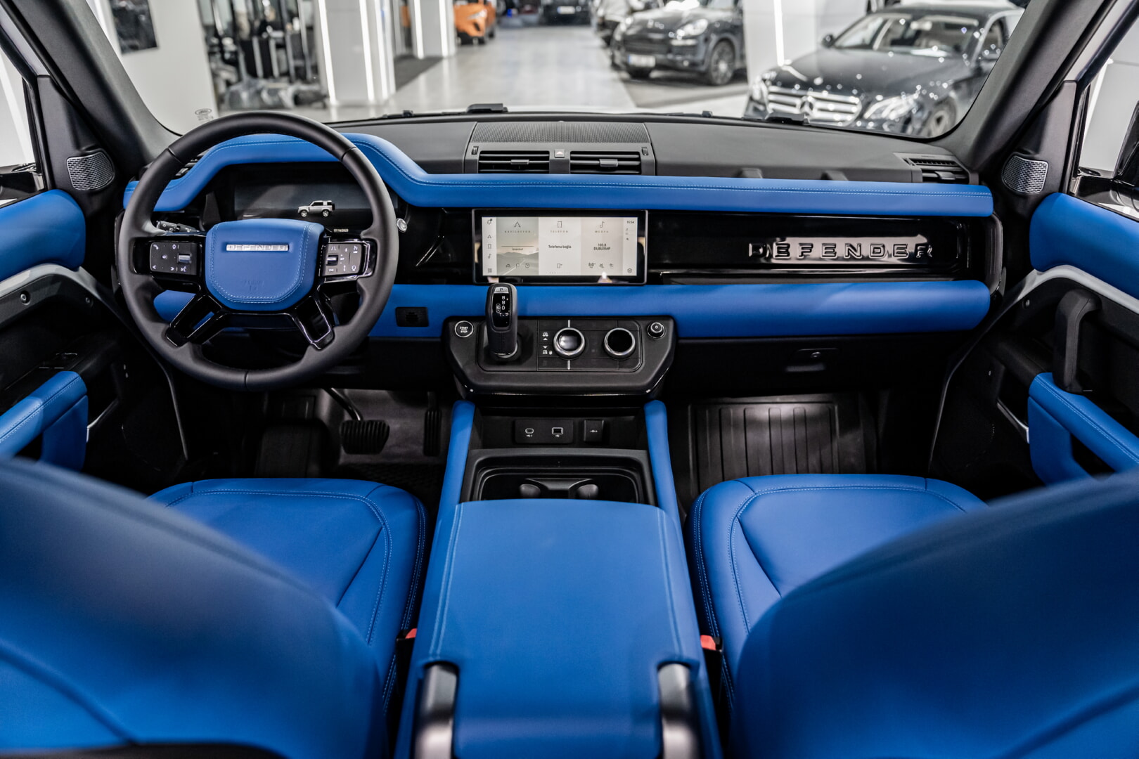 LAND ROVER DEFENDER 2022-2025 MAVİ DERİ DÖŞEME