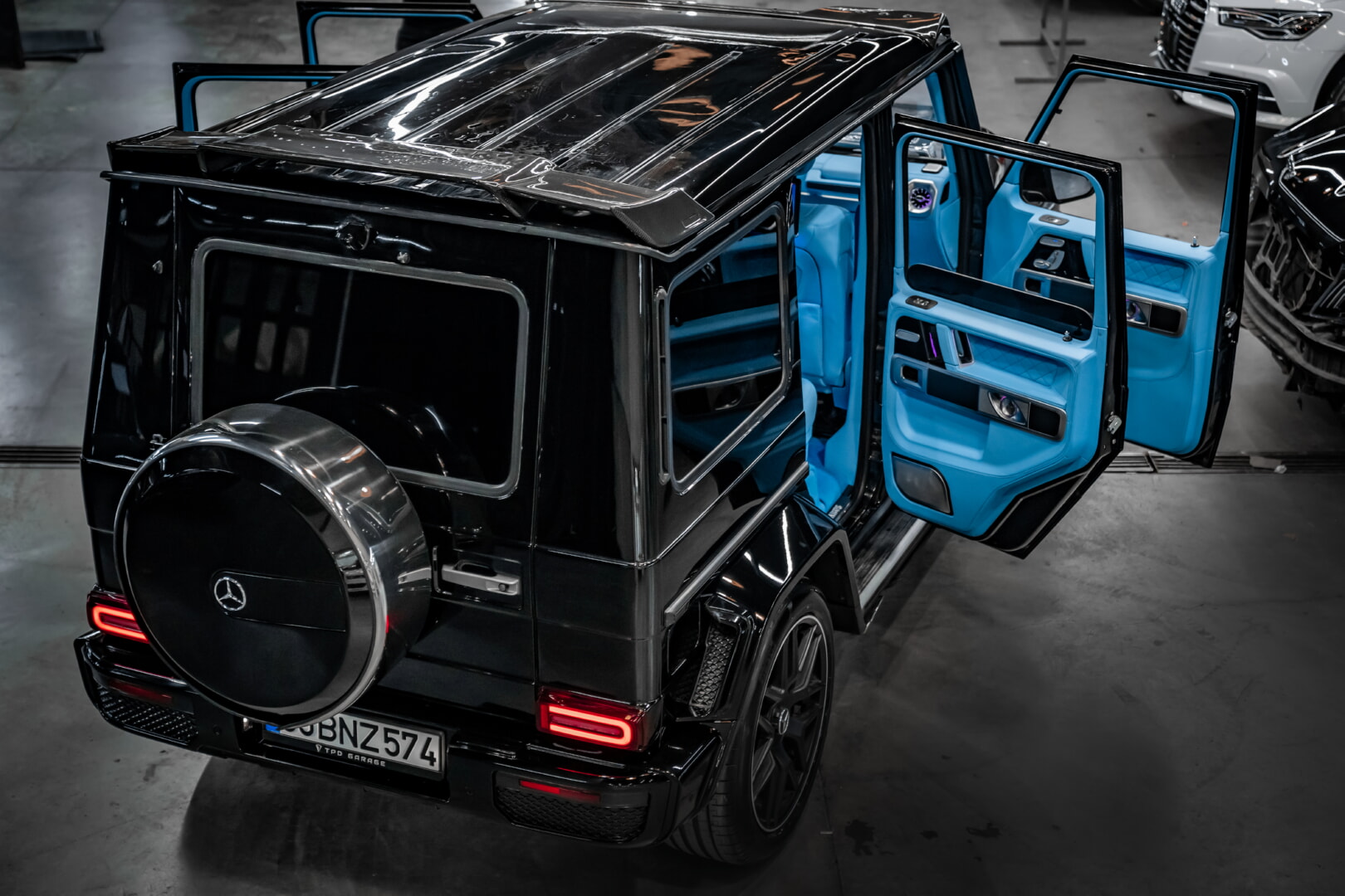 MERCEDES G SERİSİ 2013-2017 MAVİ DERİ DÖŞEME