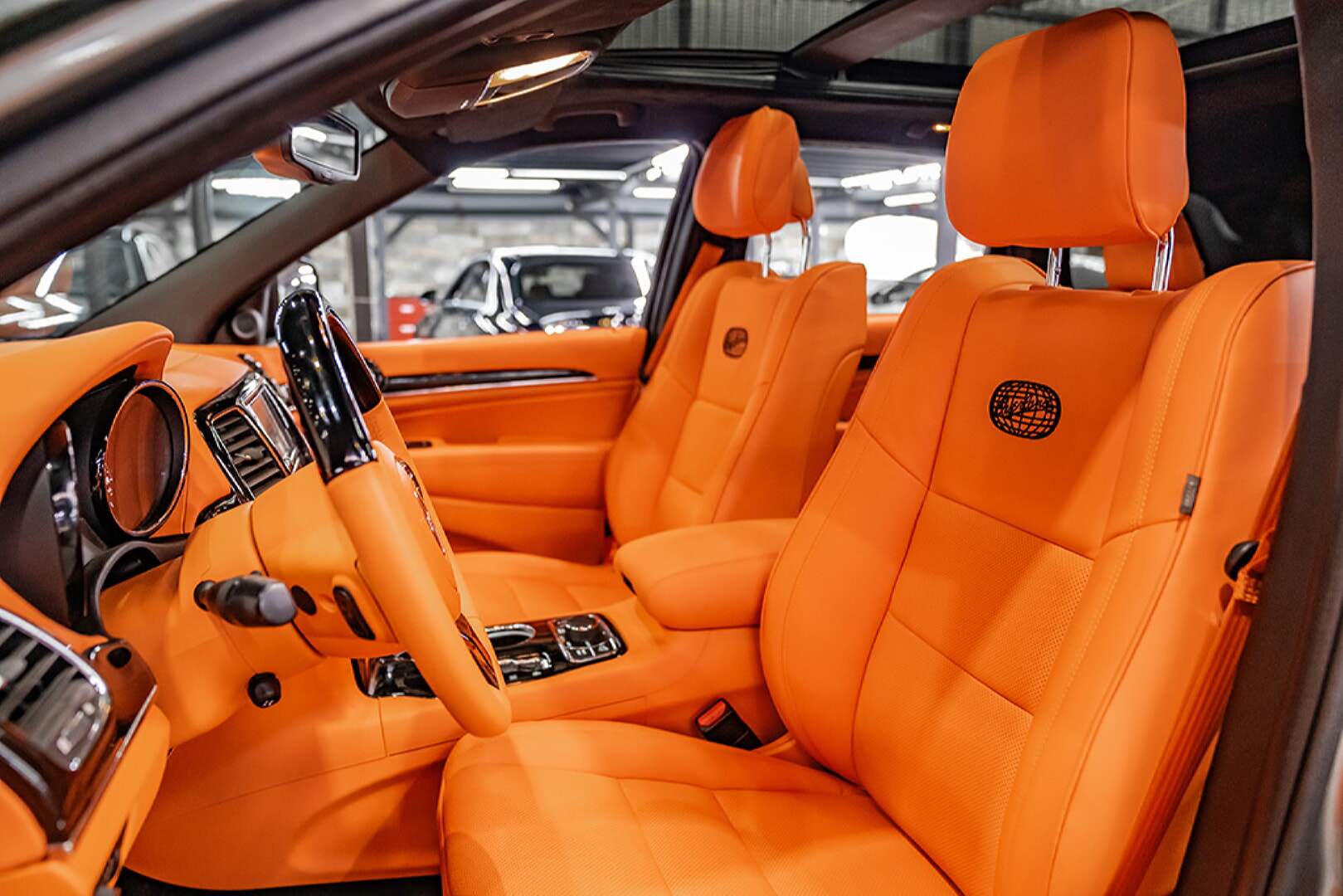 GRAND CHEROKEE 2012-2019 TURUNCU DERİ DÖŞEME