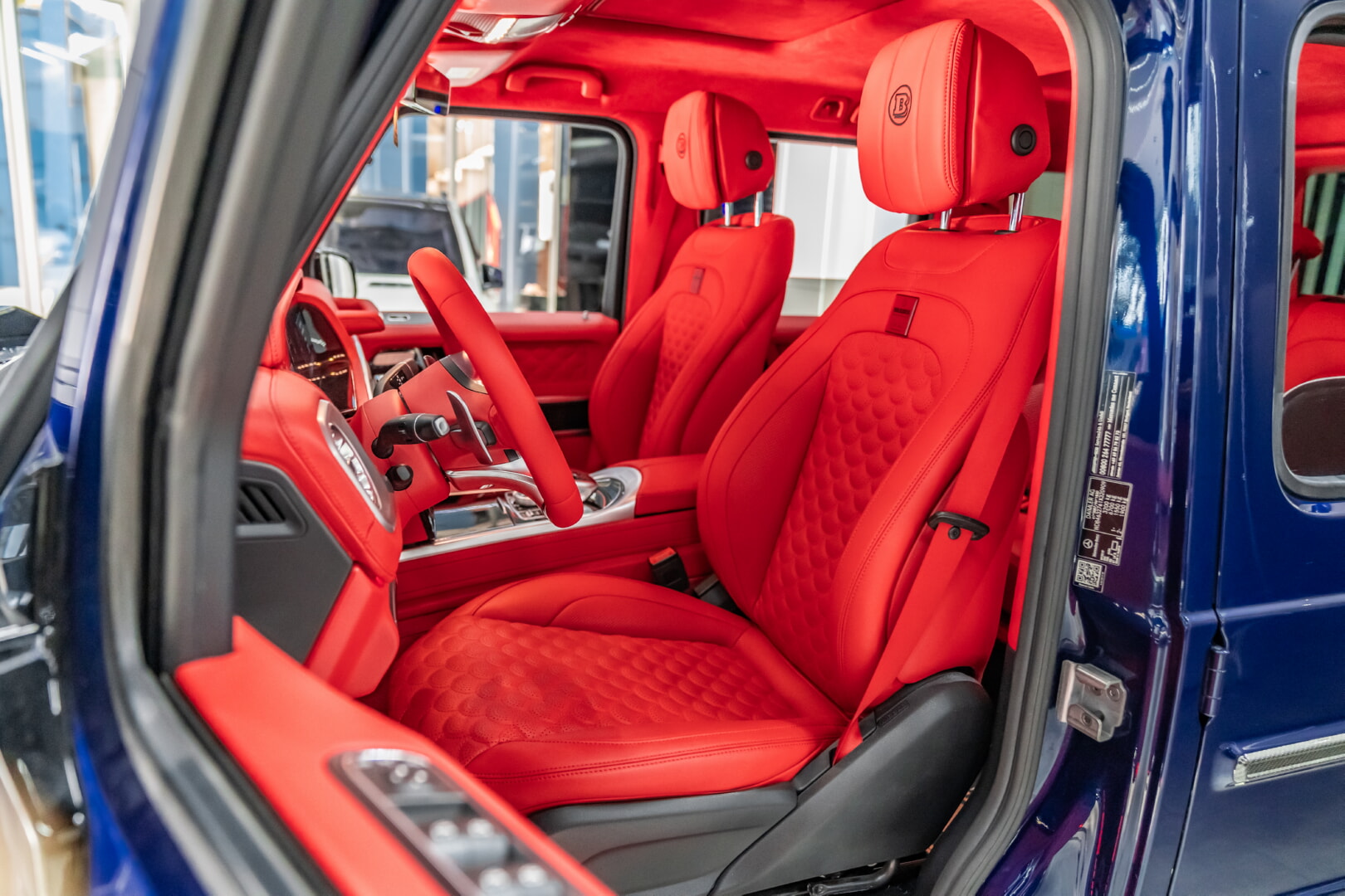 MERCEDES G SERİSİ 2019-2024 KIRMIZI DERİ DÖŞEME