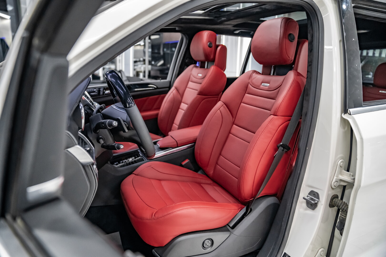 MERCEDES W166 ML 2012-2013 KIRMIZI DERİ DÖŞEME