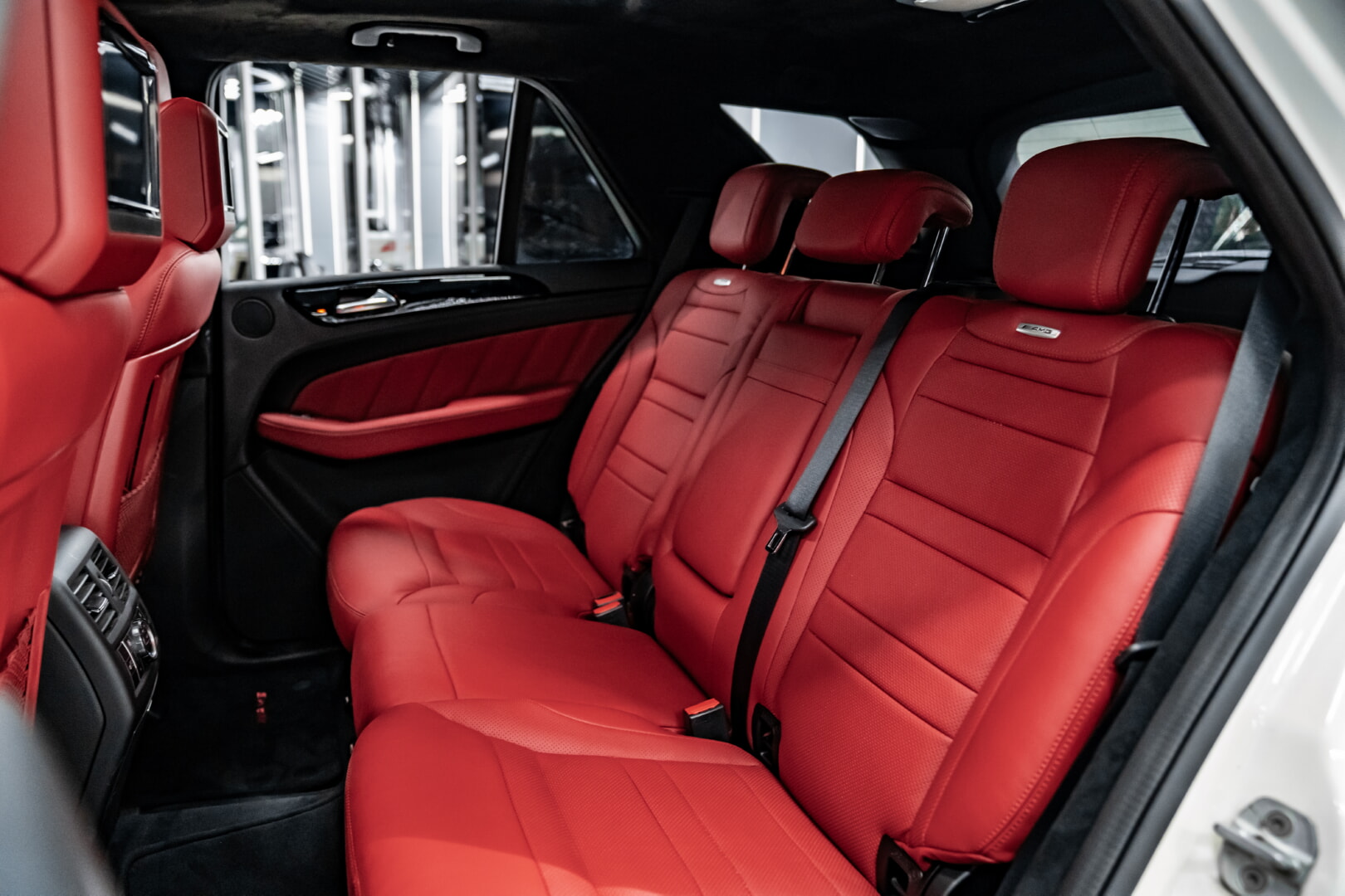 MERCEDES W166 ML 2012-2013 KIRMIZI DERİ DÖŞEME