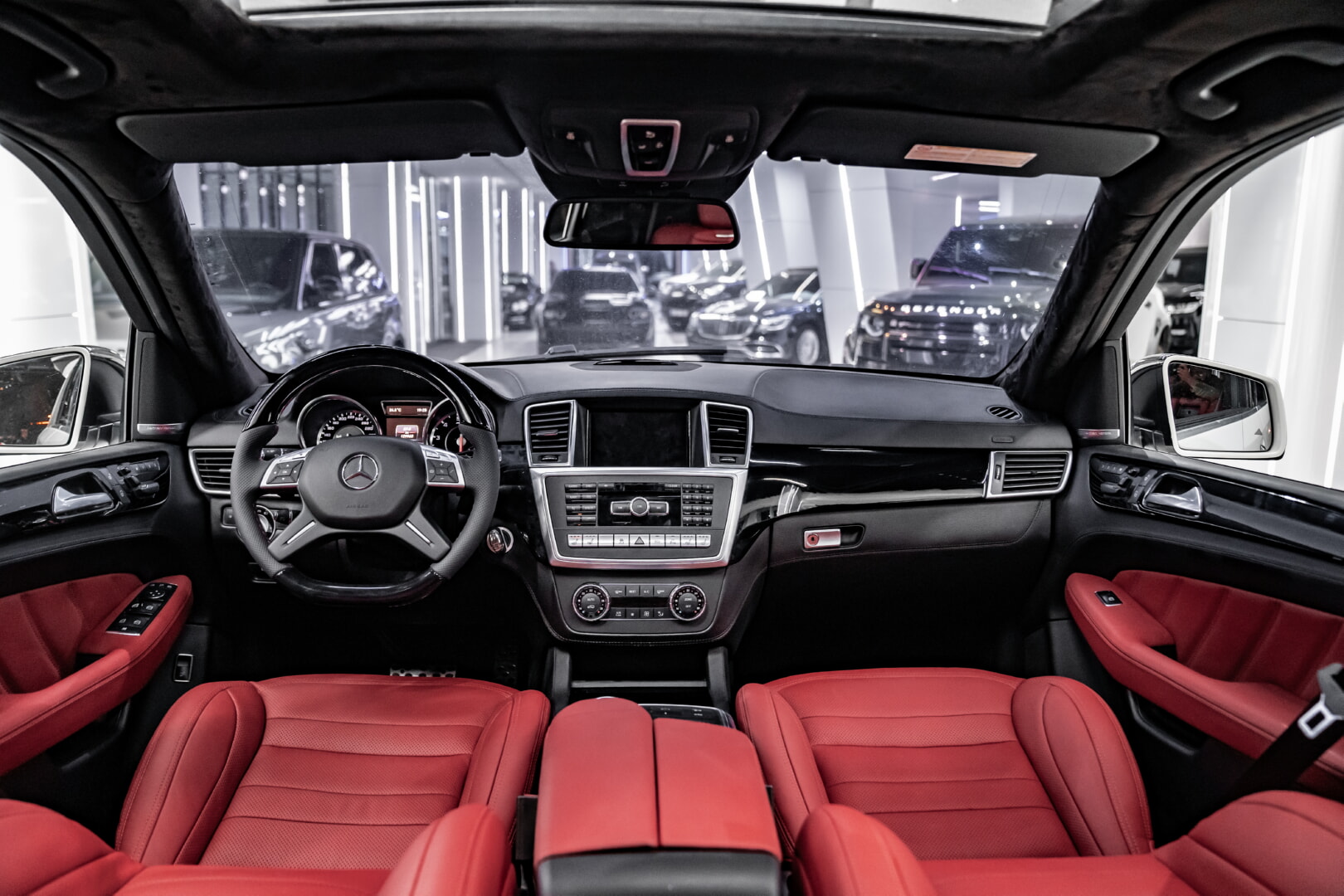 MERCEDES W166 ML 2012-2013 KIRMIZI DERİ DÖŞEME