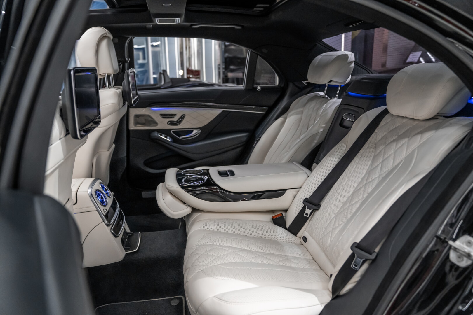 MERCEDES W222 S CLASS 2013-2019 BEYAZ DERİ DÖŞEME