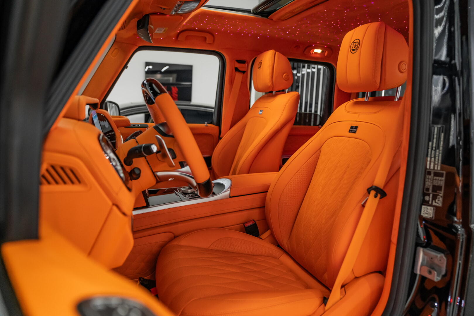 MERCEDES G SERİSİ 2019-2024 TURUNCU DERİ DÖŞEME