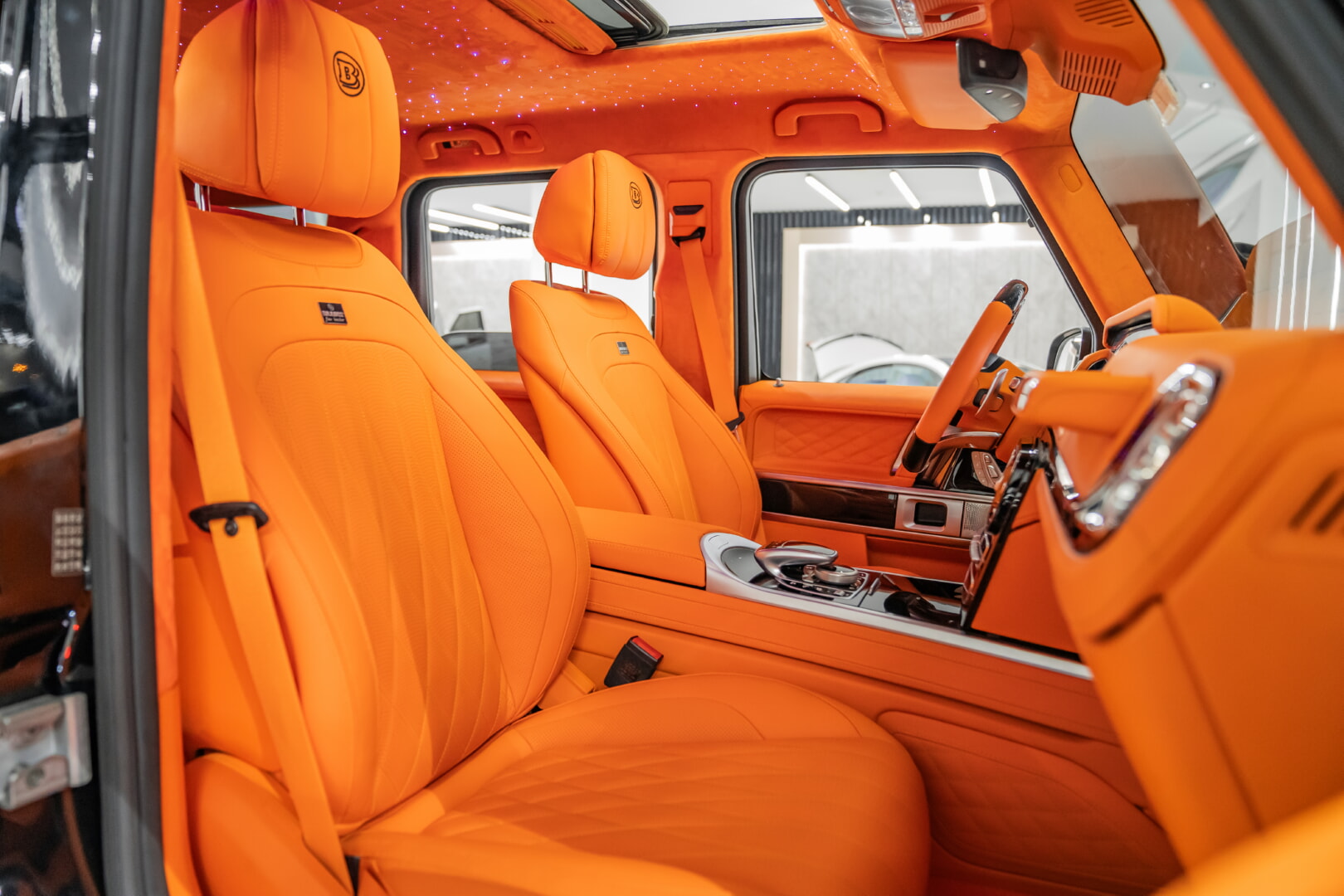 MERCEDES G SERİSİ 2019-2024 TURUNCU DERİ DÖŞEME