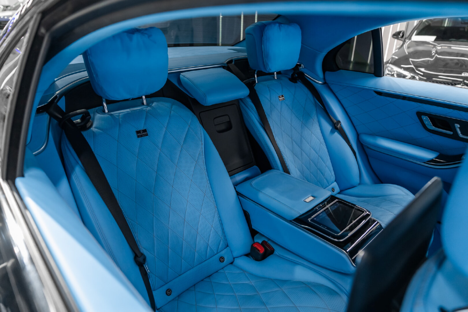 MERCEDES W223 S CLASS 2020-2024 MAVİ DERİ DÖŞEME