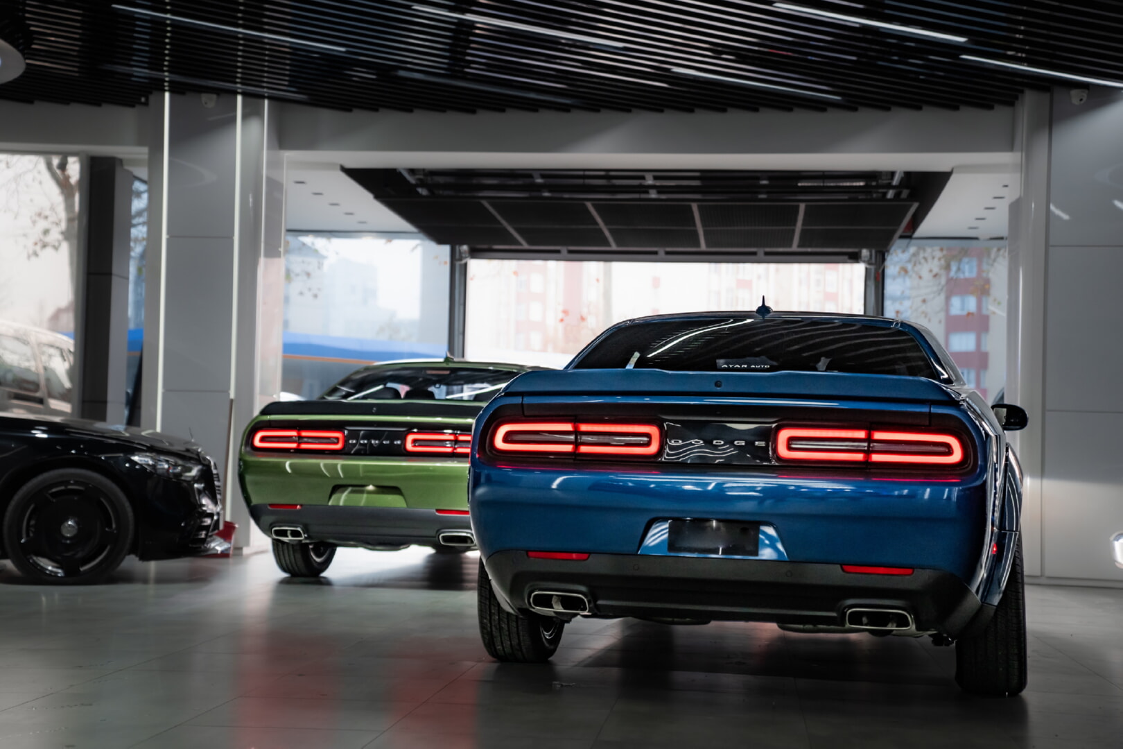 DODGE CHALLENGER 2020-2024 SİYAH DERİ DÖŞEME