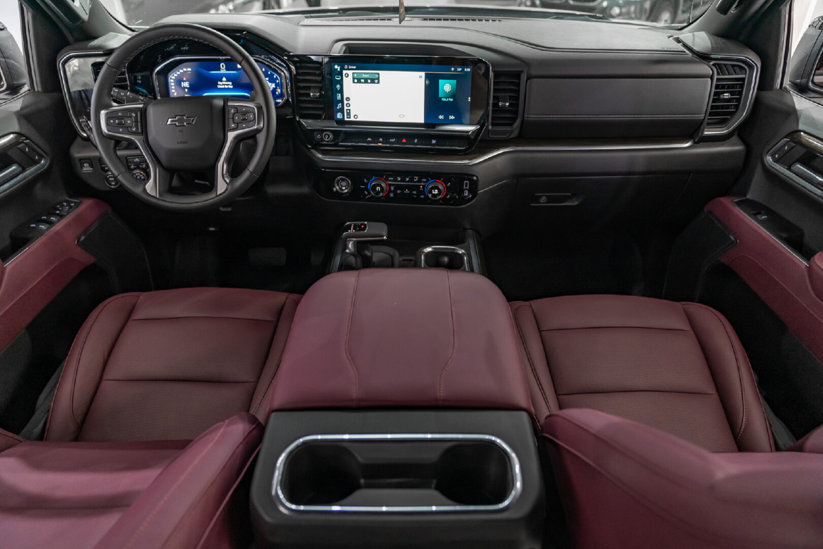 CHEVROLET SİLVERADO 2021-2024 BORDO DERİ DÖŞEME