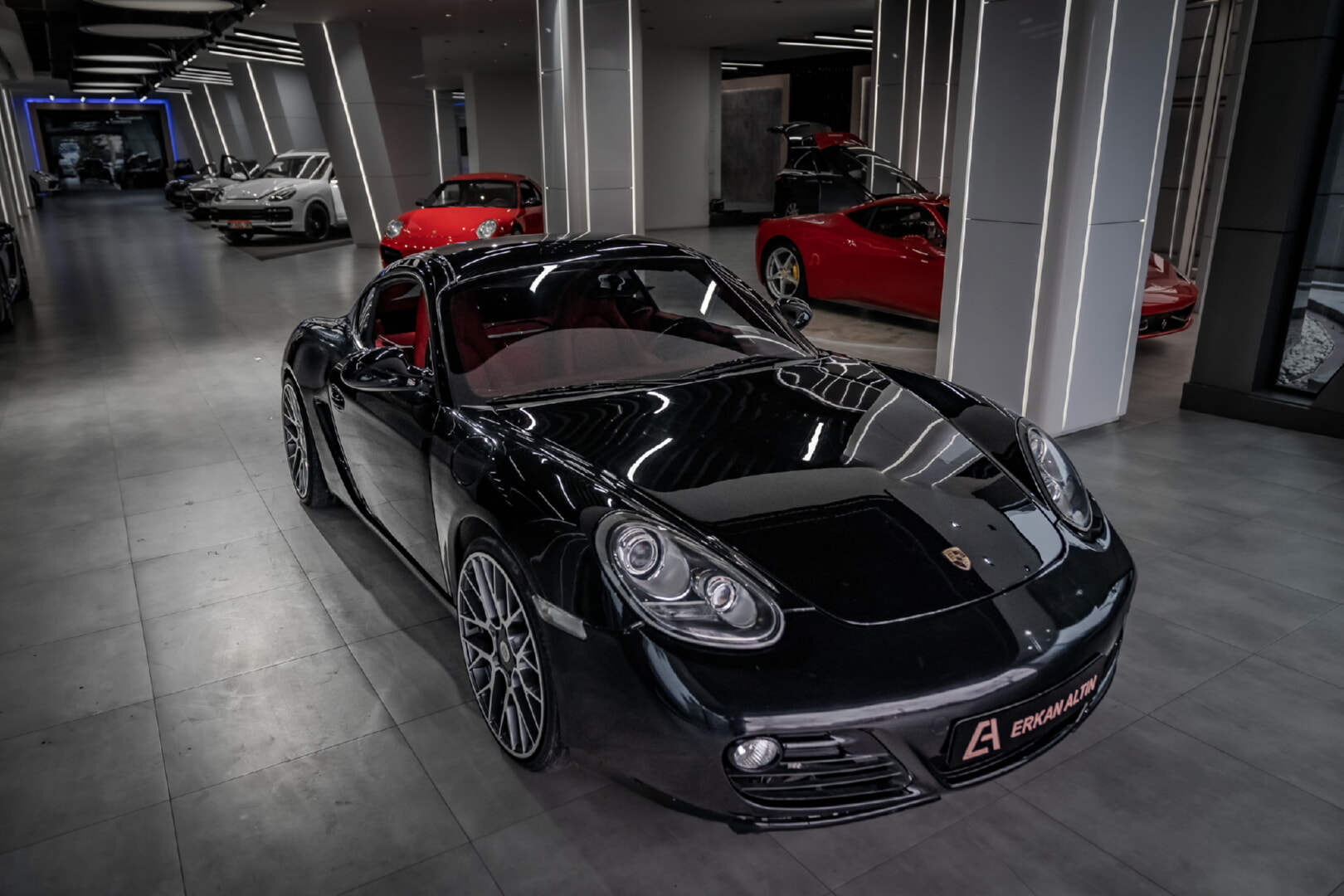 PORSCHE CAYMAN 2006-2012 KIRMIZI DERİ DÖŞEME