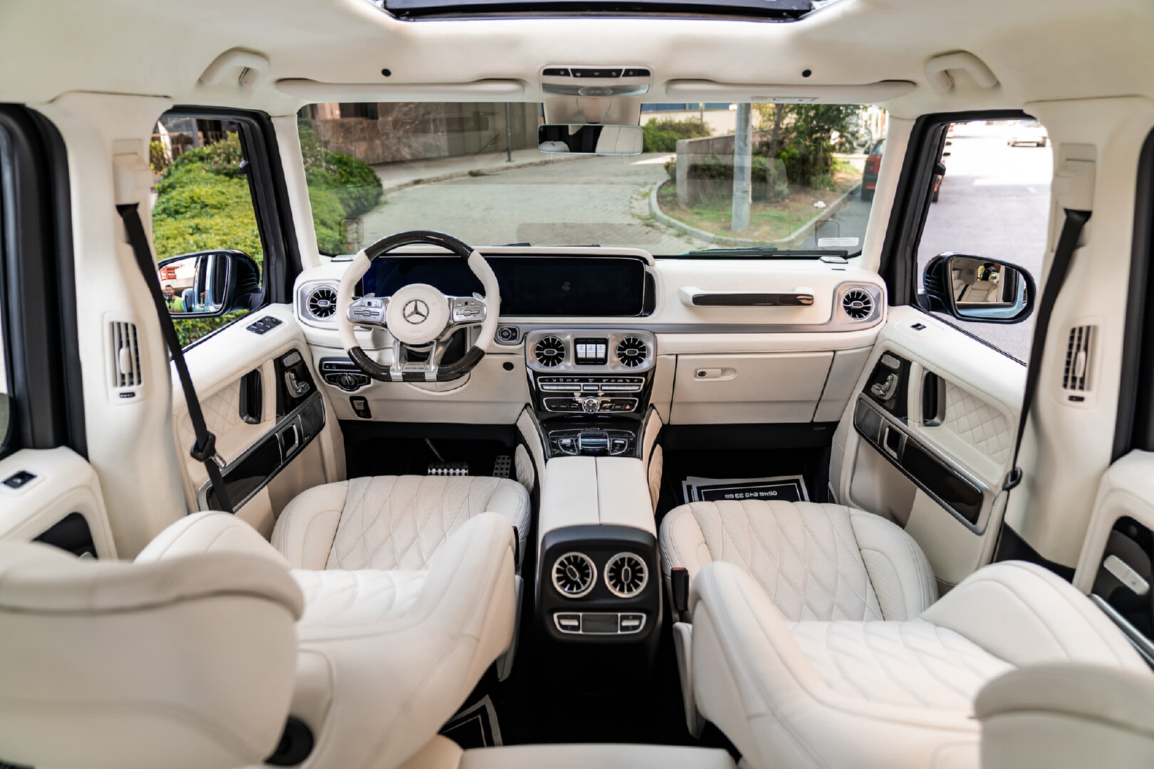 MERCEDES G SERİSİ 2019-2024 BEYAZ DERİ DÖŞEME