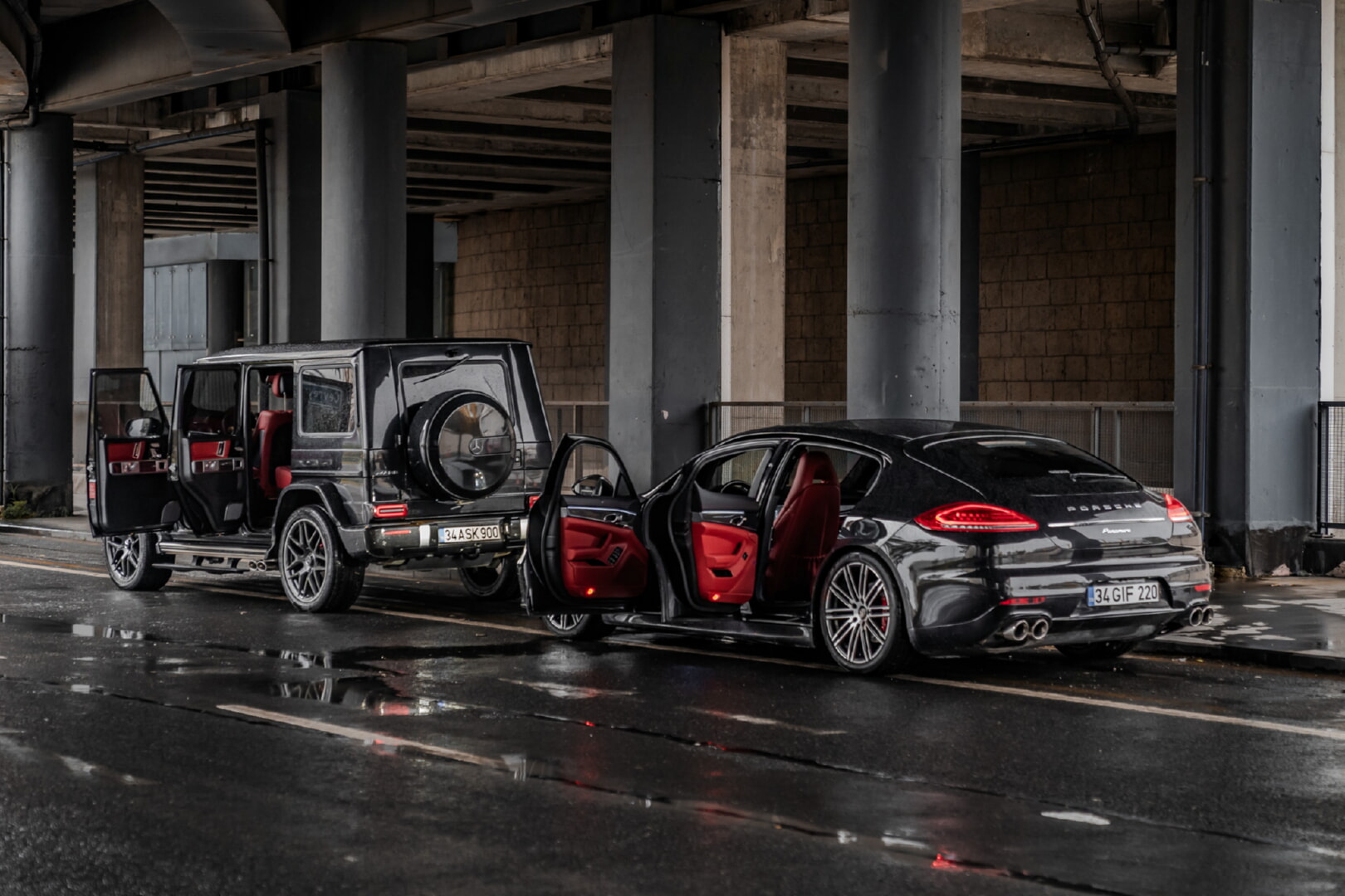 PORSCHE PANAMERA 2011-2015 KIRMIZI DERİ DÖŞEME