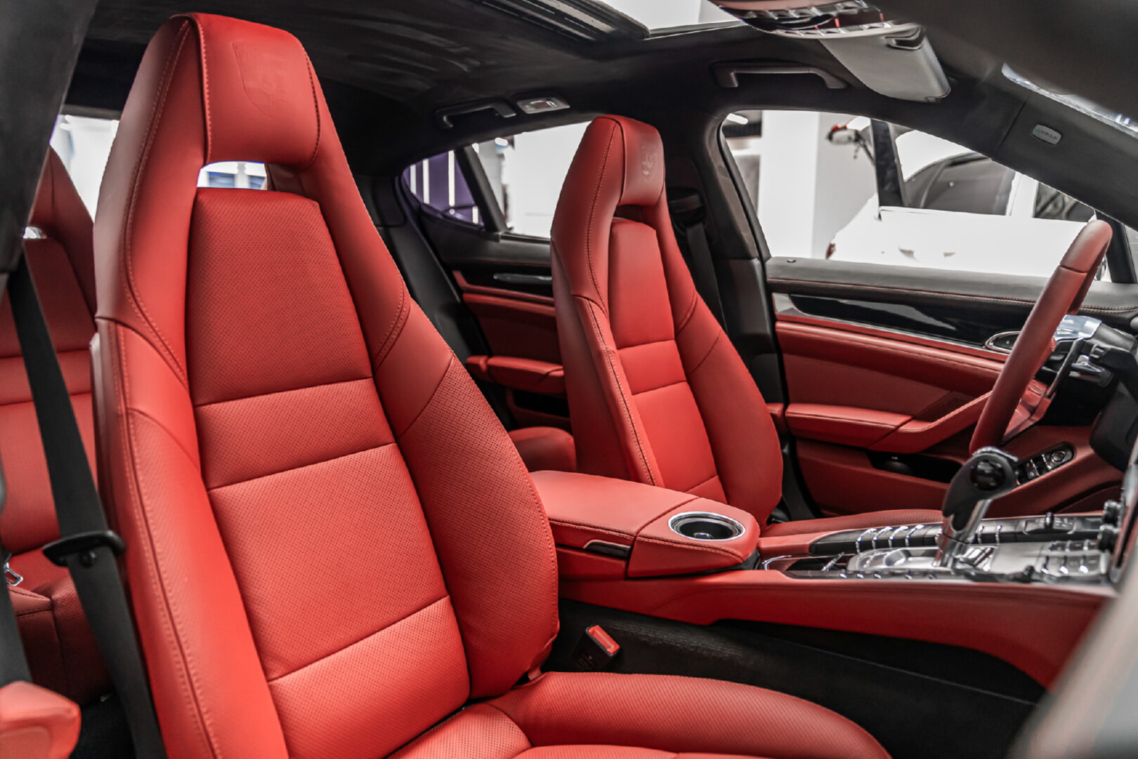 PORSCHE PANAMERA 2011-2015 KIRMIZI DERİ DÖŞEME