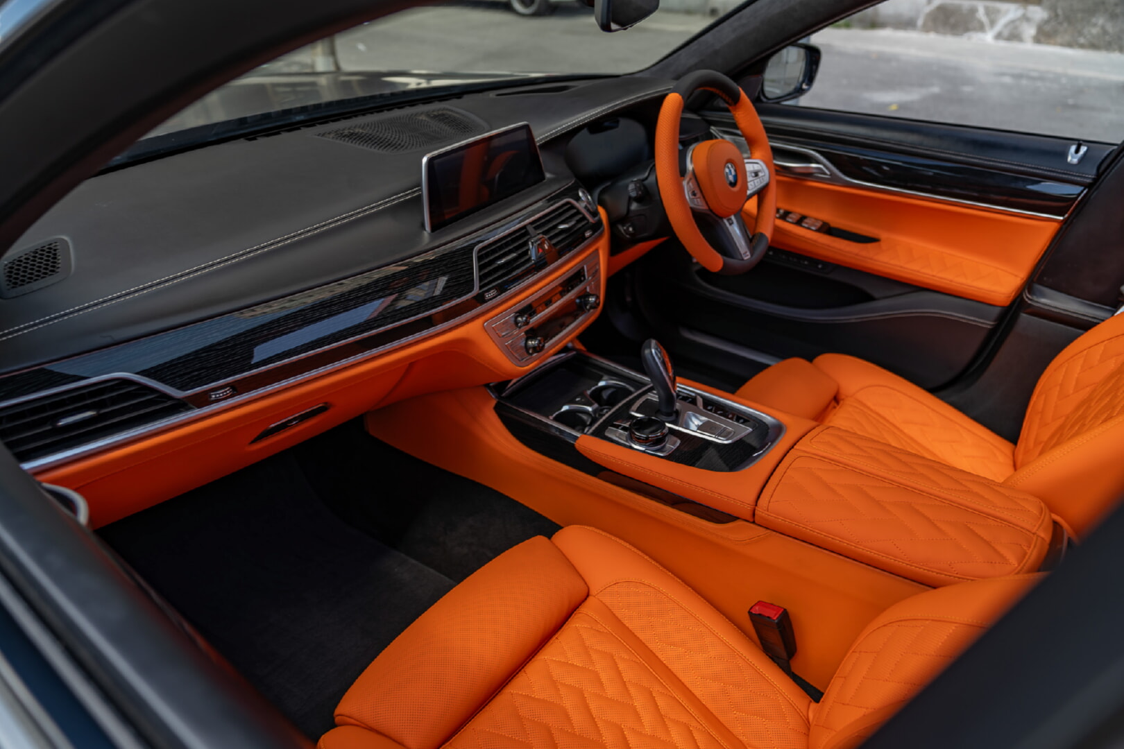 BMW G11 7 SERİSİ 2015-2021 TURUNCU DERİ DÖŞEME