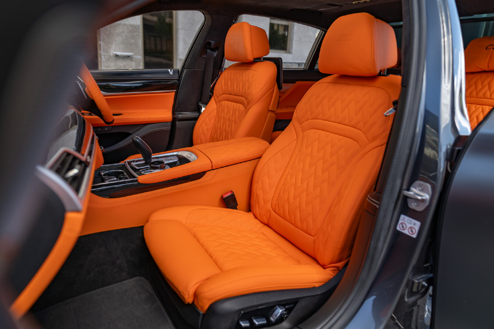 BMW G11 7 SERİSİ 2015-2021 TURUNCU DERİ DÖŞEME