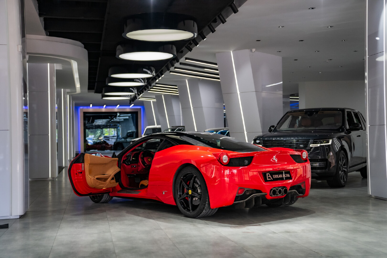 FERRARİ 458 İTALİA 2011-2013 TABA-KIRMIZI DERİ DÖŞEME