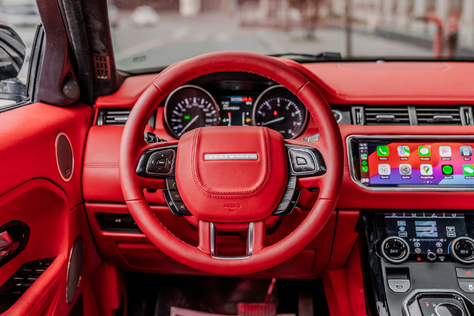 RANGE ROVER EVOQUE 2012-2019 KIRMIZI DERİ DÖŞEME