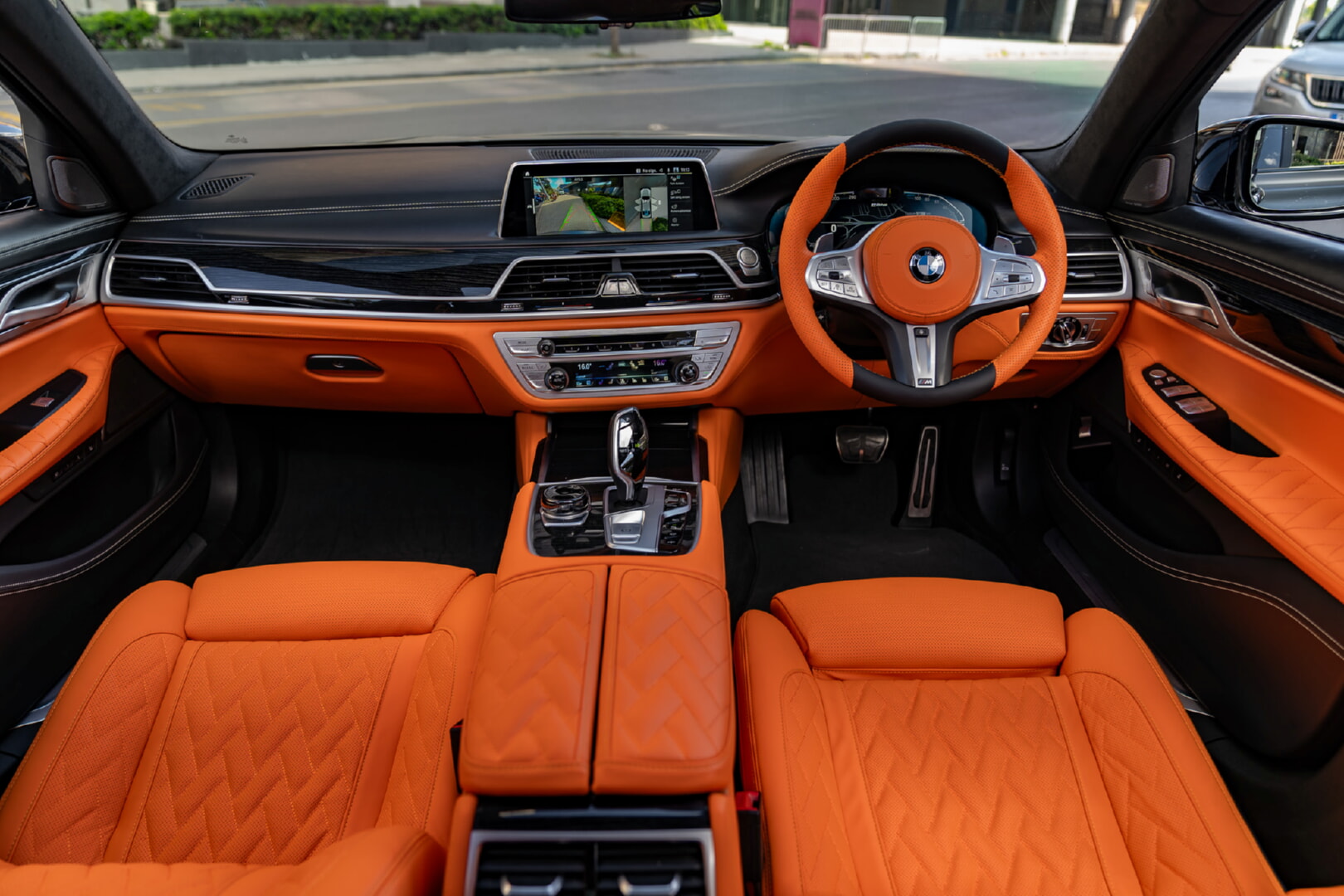 BMW G11 7 SERİSİ 2015-2021 TURUNCU DERİ DÖŞEME