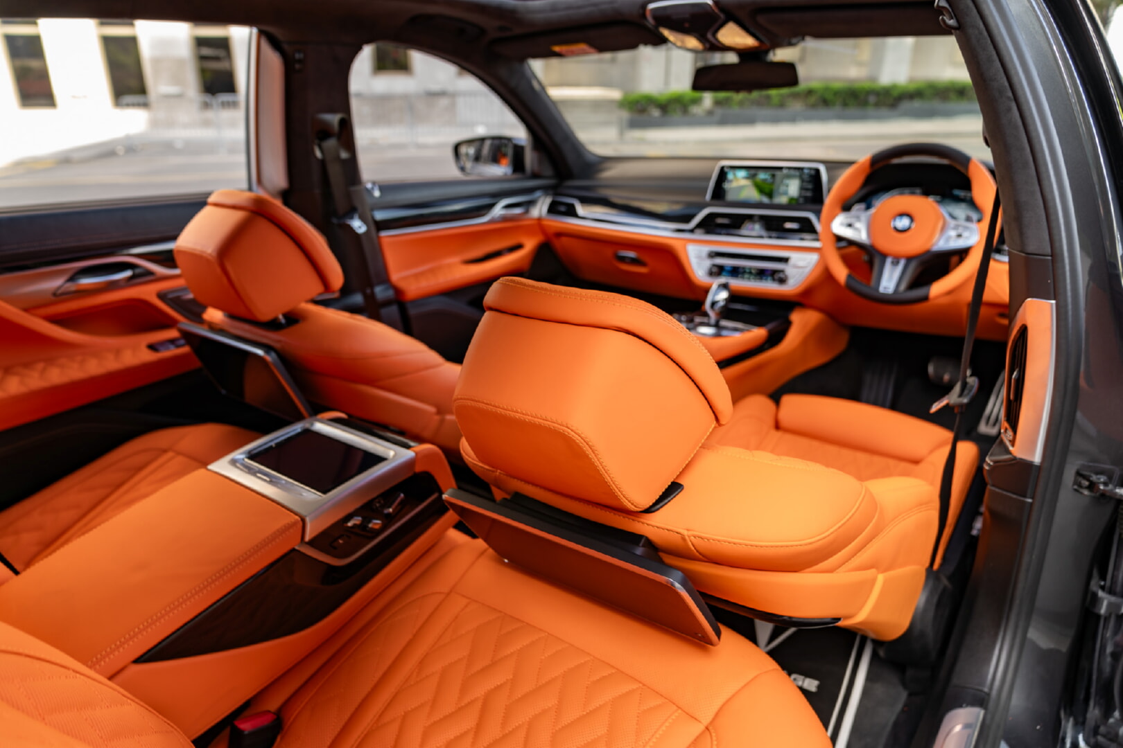 BMW G11 7 SERİSİ 2015-2021 TURUNCU DERİ DÖŞEME