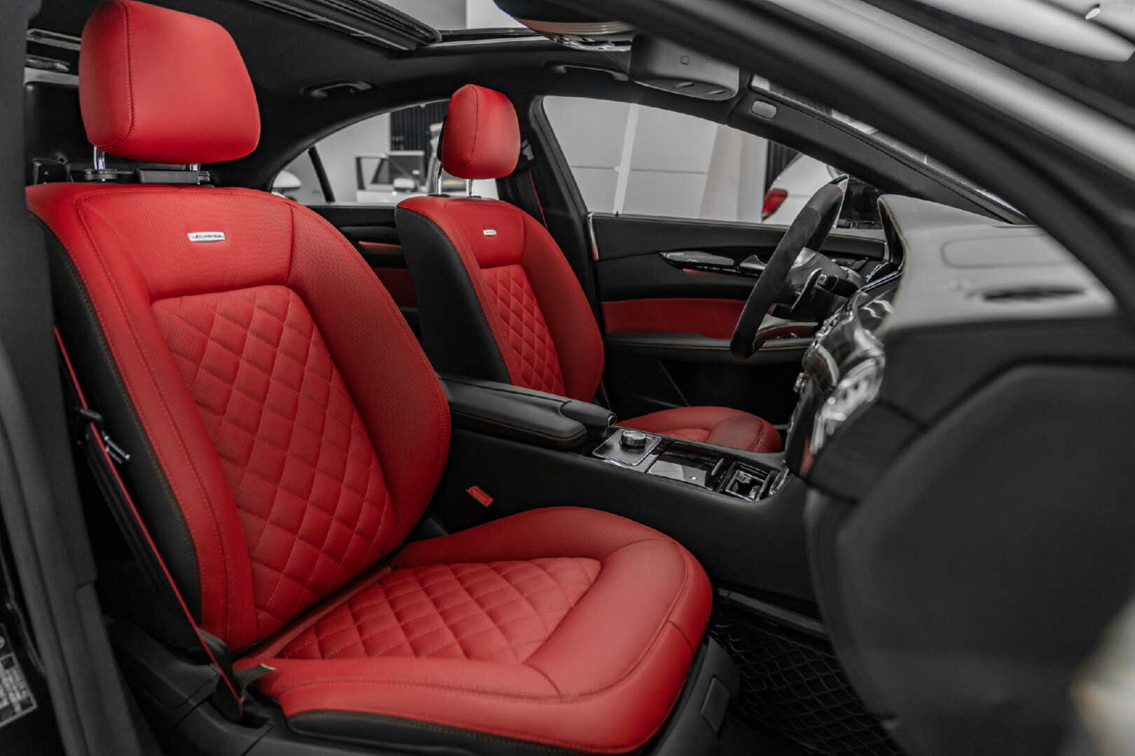 MERCEDES C218 CLS 2011-2017 KIRMIZI DERİ DÖŞEME