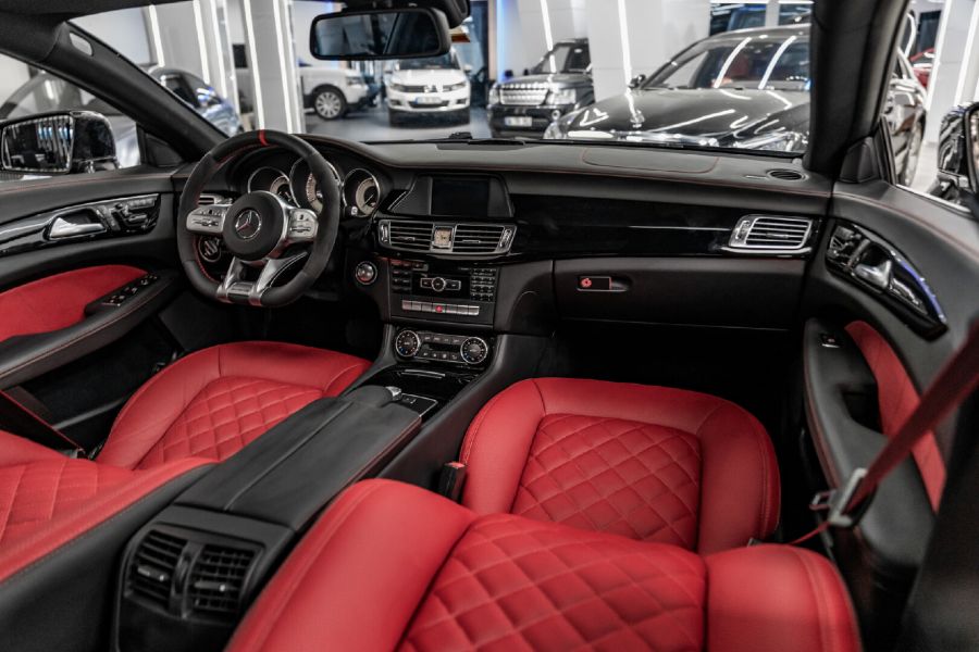 MERCEDES C218 CLS 2011-2017 KIRMIZI DERİ DÖŞEME