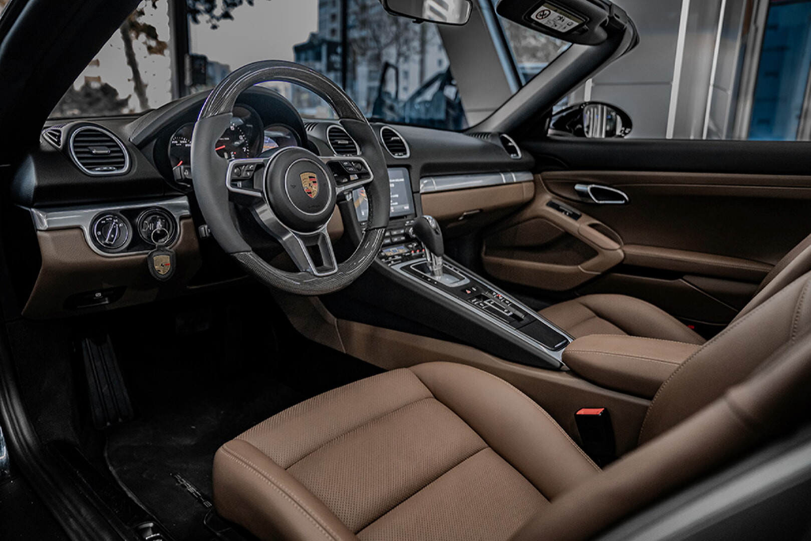 PORSCHE 718 BOXSTER 2017-2023 TRUFF DERİ DÖŞEME