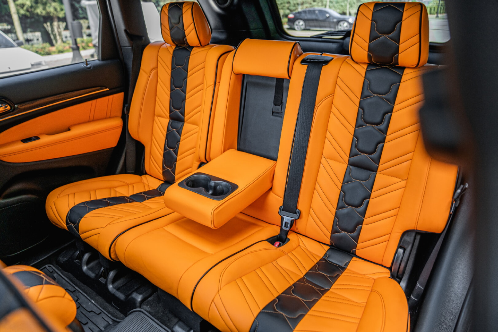 GRAND CHEROKEE 2012-2019 TURUNCU-SİYAH DERİ DÖŞEME