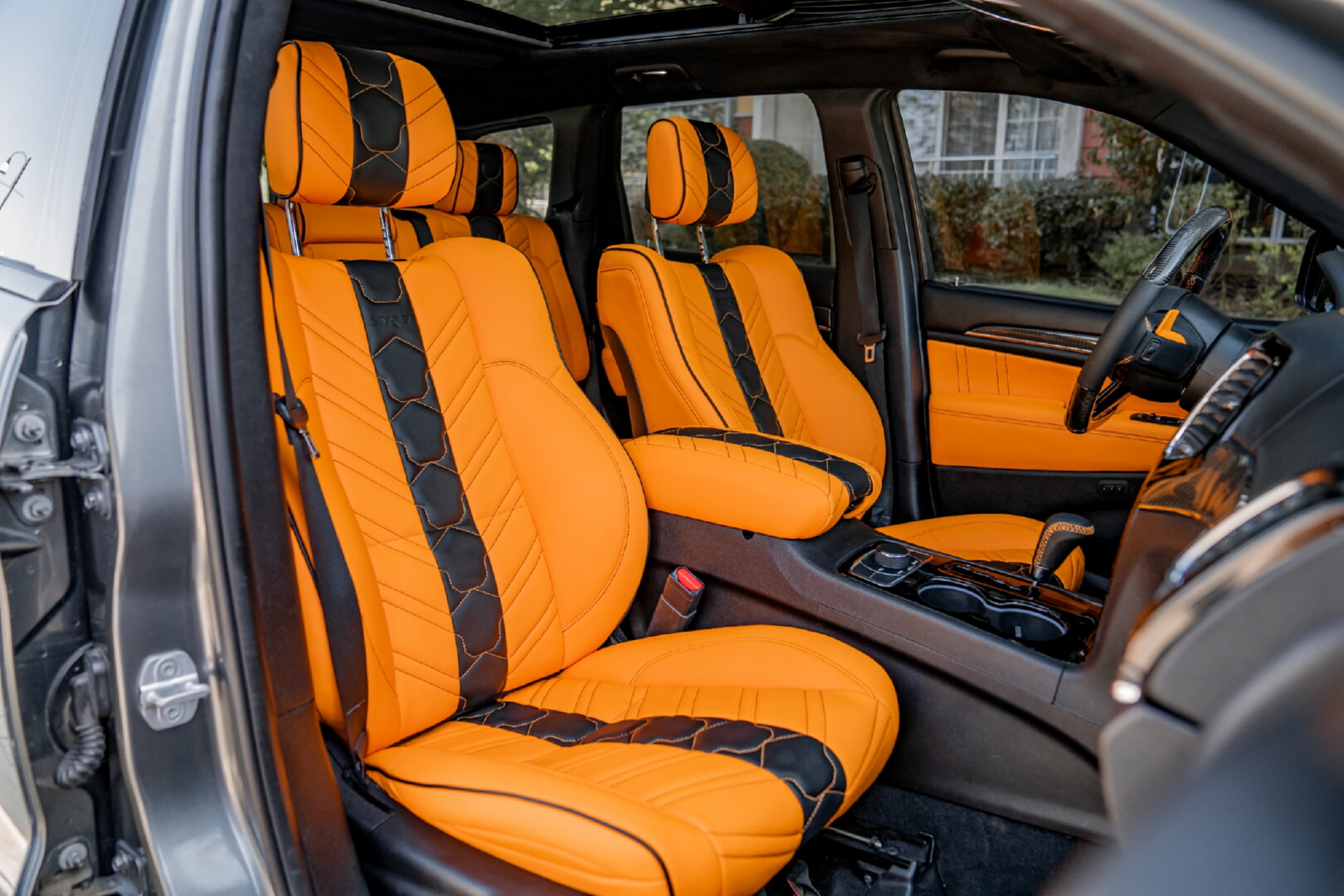 GRAND CHEROKEE 2012-2019 TURUNCU-SİYAH DERİ DÖŞEME