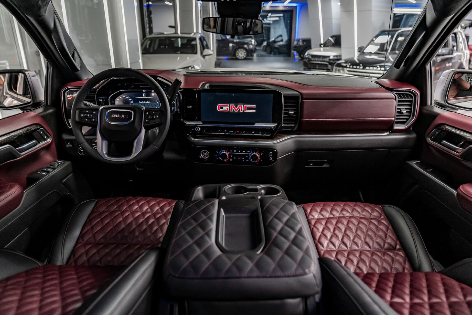 GMC SİERRA 2021-2024 BORDO DERİ DÖŞEME